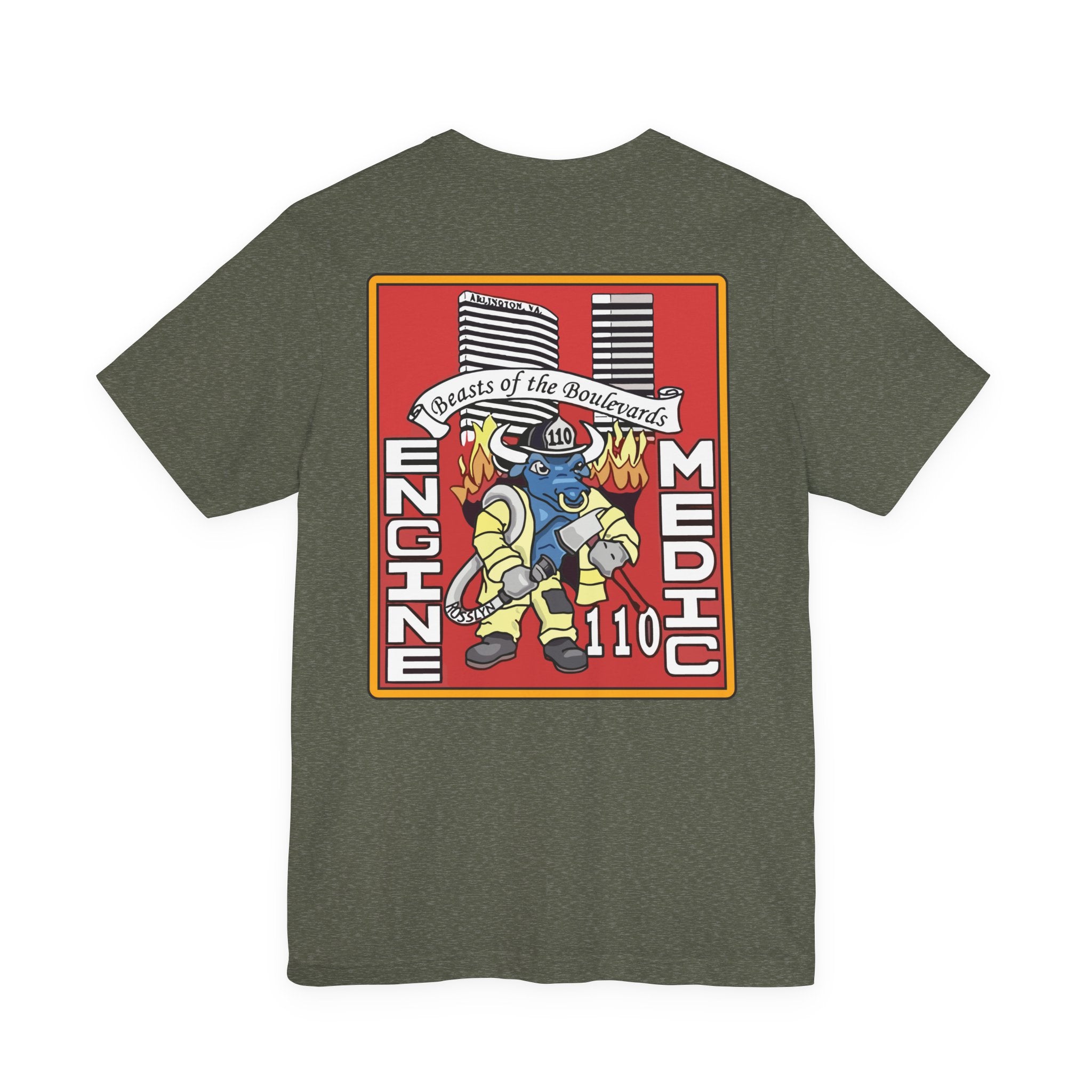 Station 10 Beast Front and Back - Bella+Canvas Soft Unisex Tee