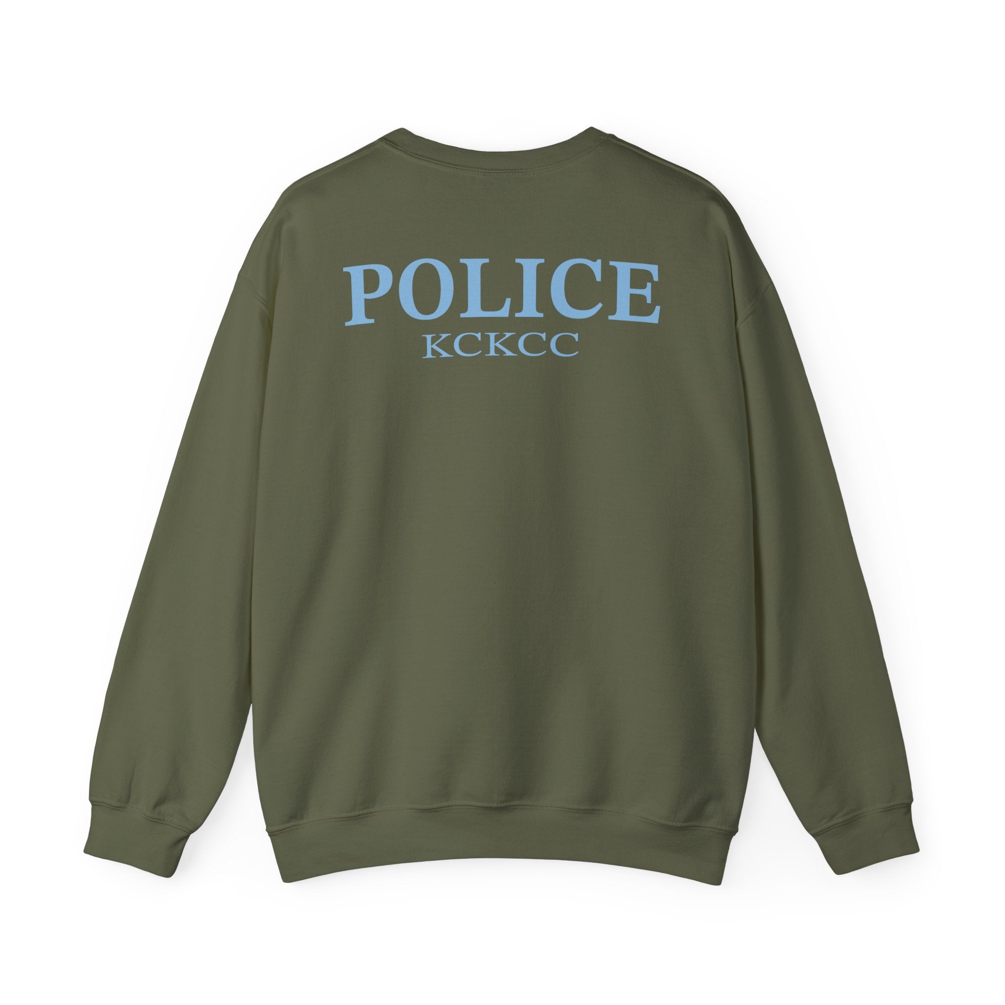 Kansas City College Police Blue Patch - Unisex Heavy Blend™ Crewneck Sweatshirt