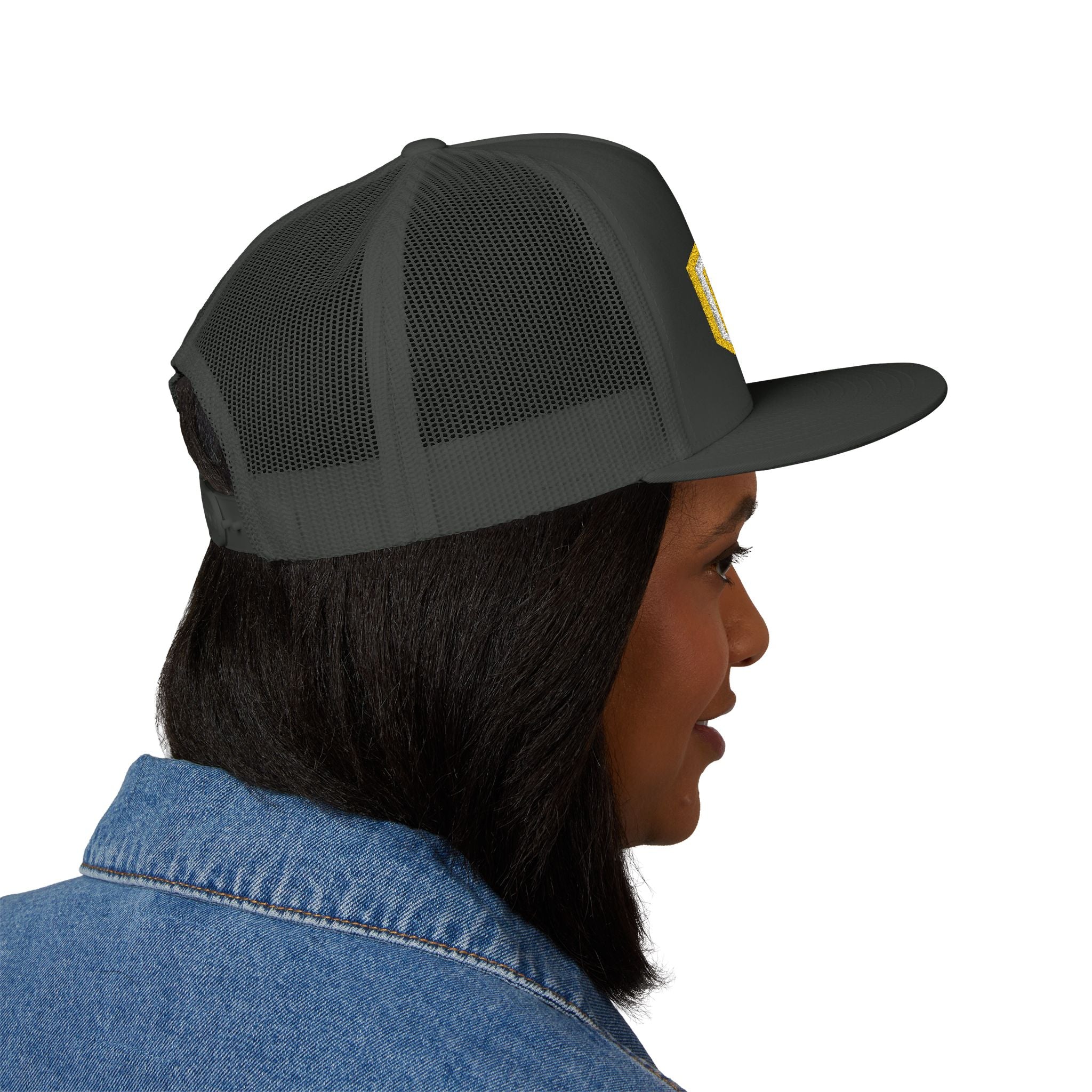 Arlington Medic 8 (requested different style hat) - 5 Panel Trucker Cap (Embroidery)