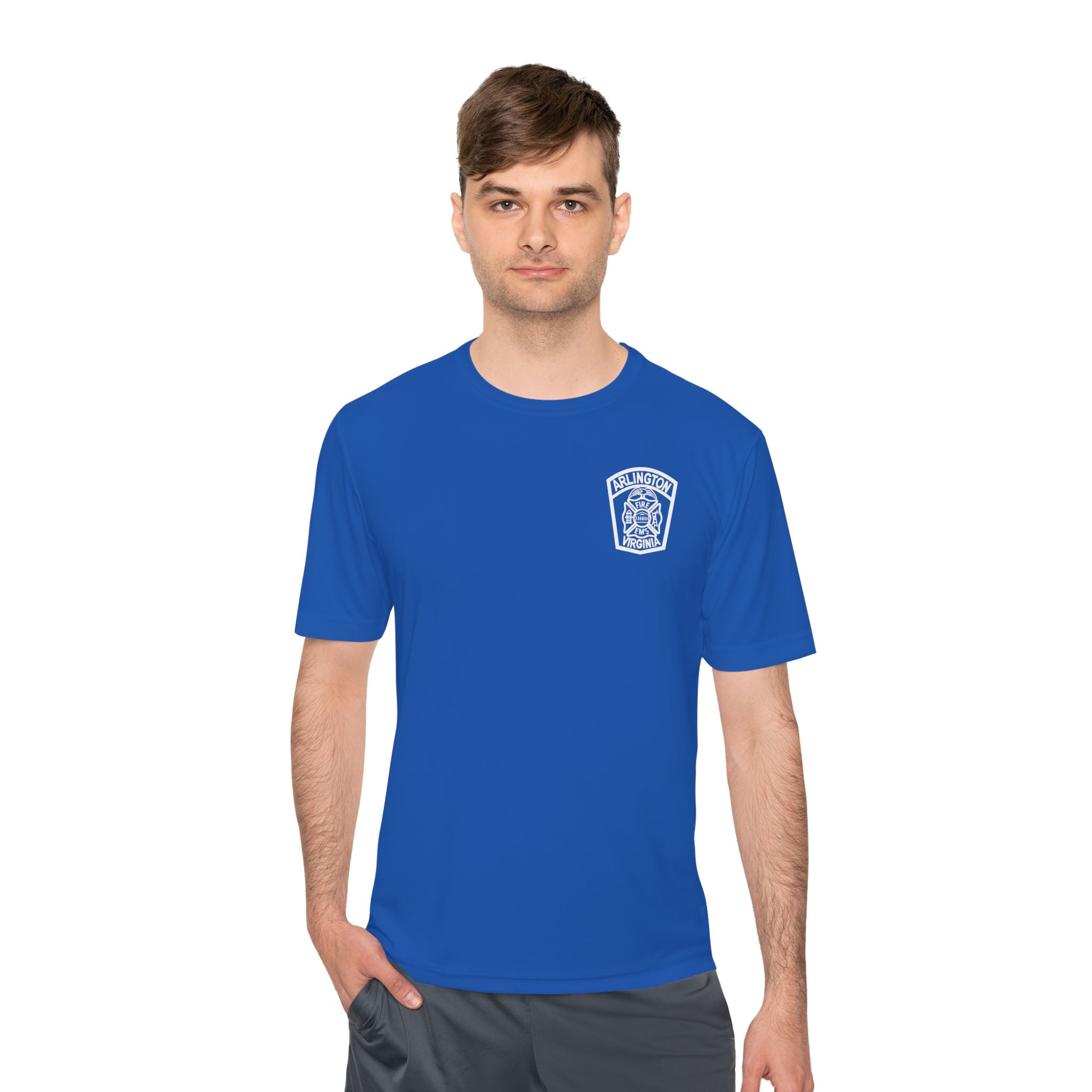 ACFD Firefighter Old Patch - Sport-Tek ST350 Unisex Moisture Wicking Tee