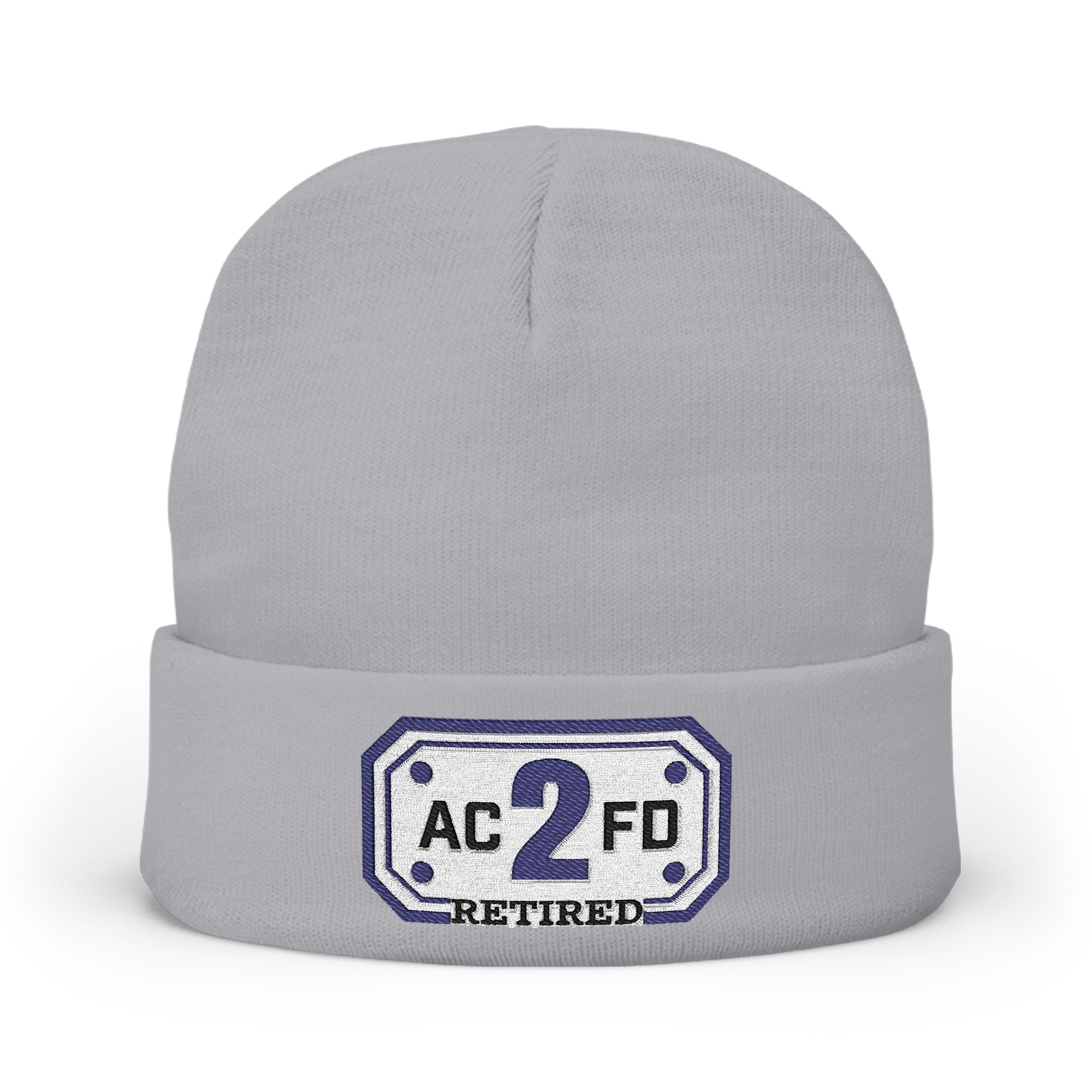Retired Arlington Rescue 2 - Knit Beanie (Embroidery)