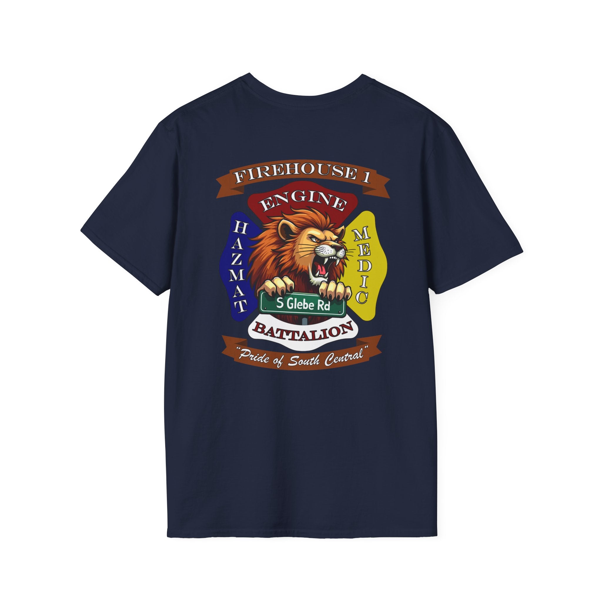 "South Central" Station 1 (version 3)- Gildan Soft Cotton Softstyle T-Shirt
