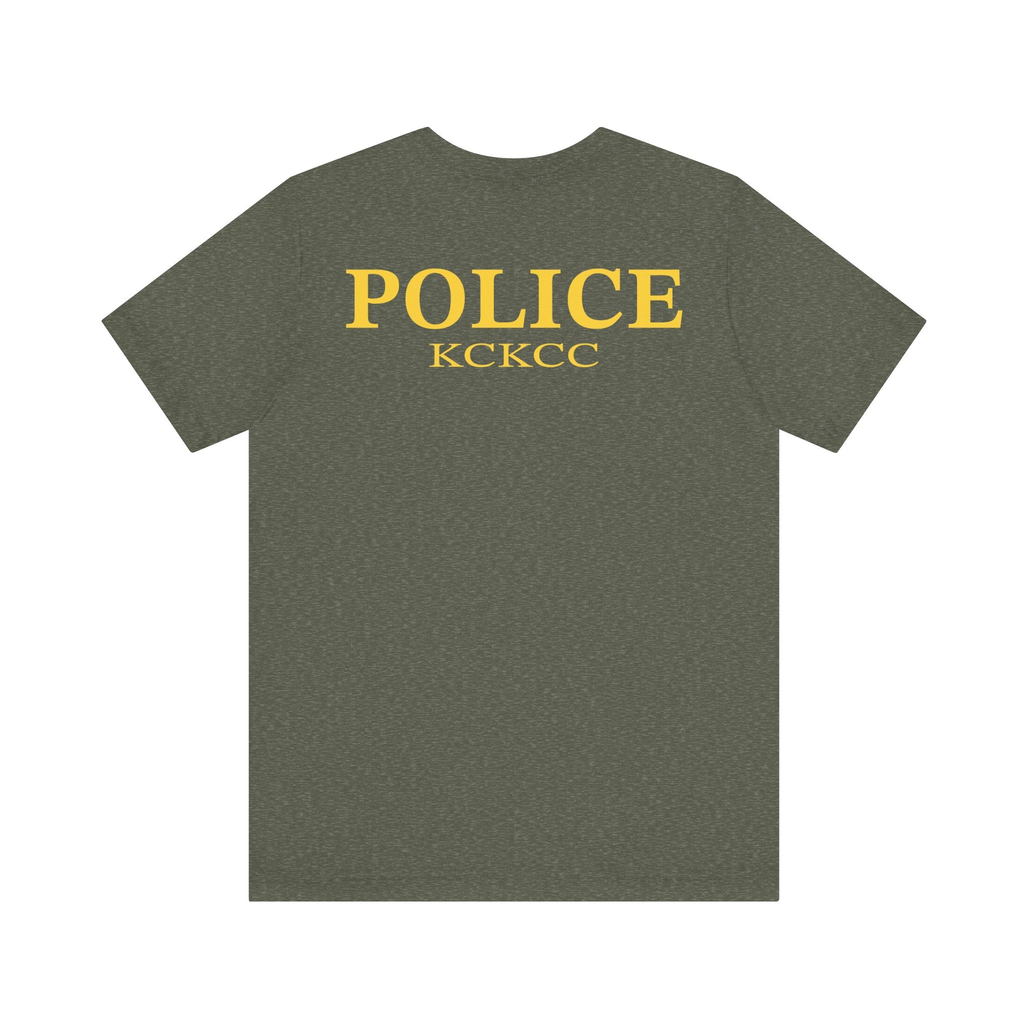 KCKCC Police Department Shirt - Unisex Jersey Short Sleeve Tee