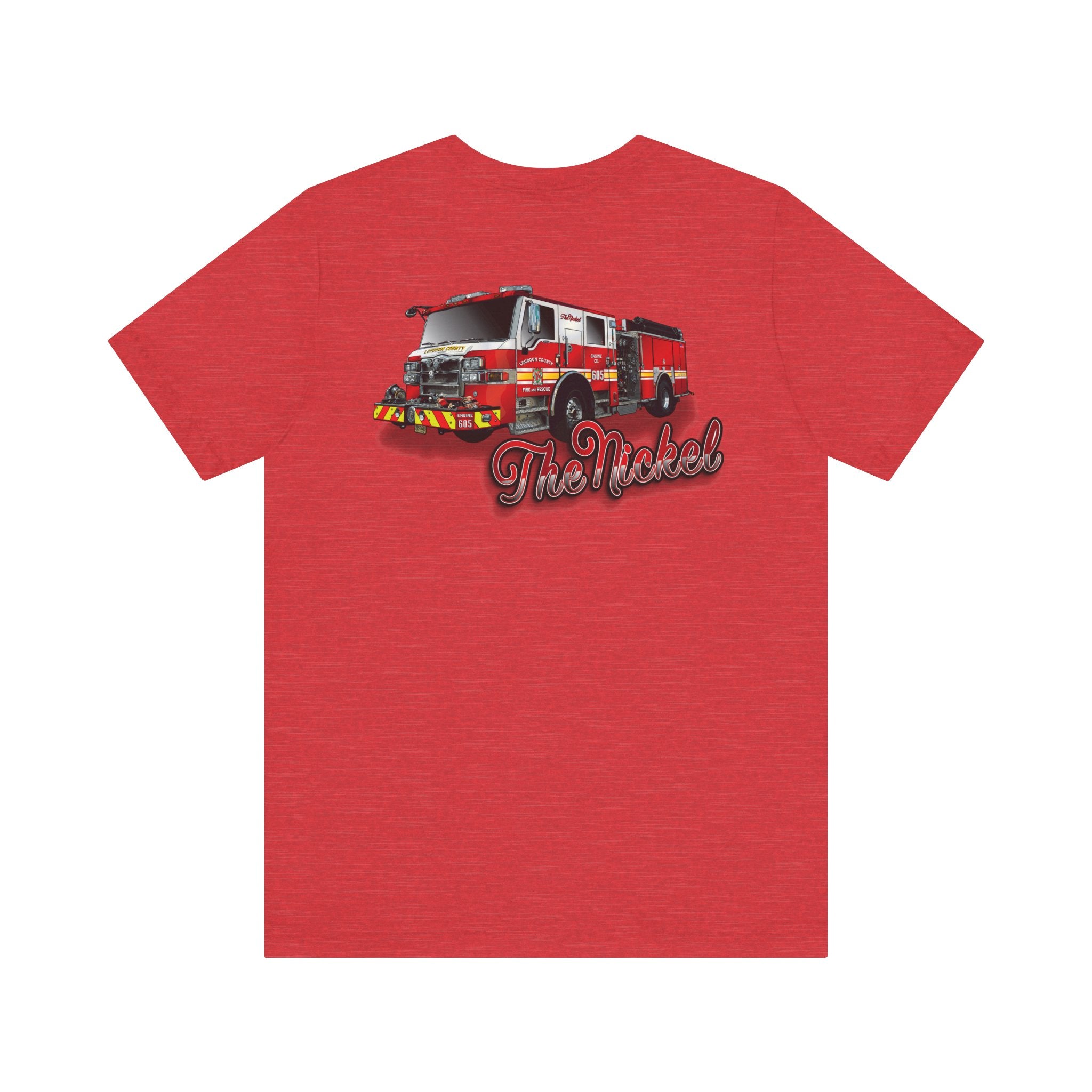 (Bigger Chest logo) LCFR Hamilton Station 5 version 4 Nickel Back- Bella+Canvas Soft Unisex Tee