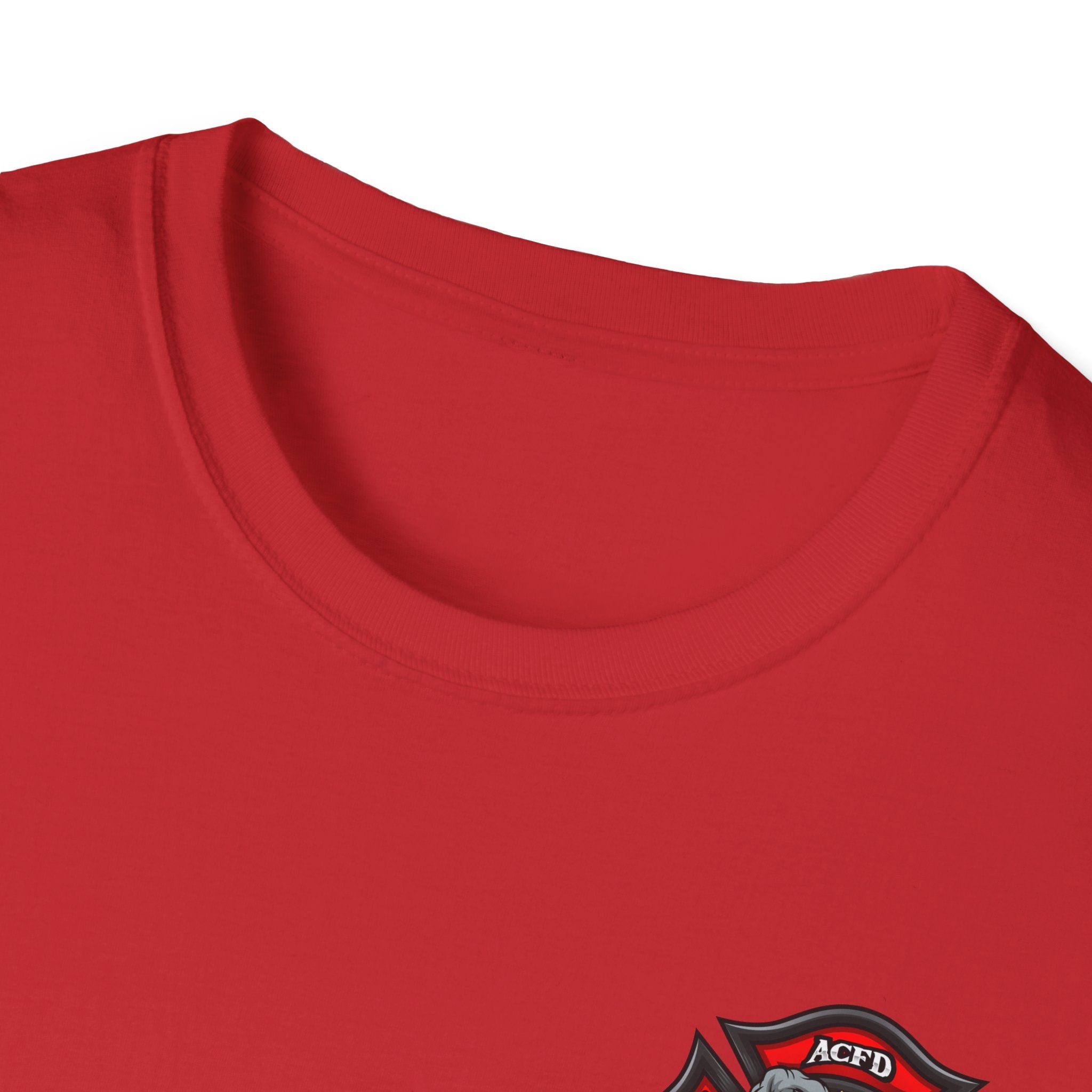 Station 3 Rhino Logo Officer - Gildan Soft Cotton Softstyle T-Shirt