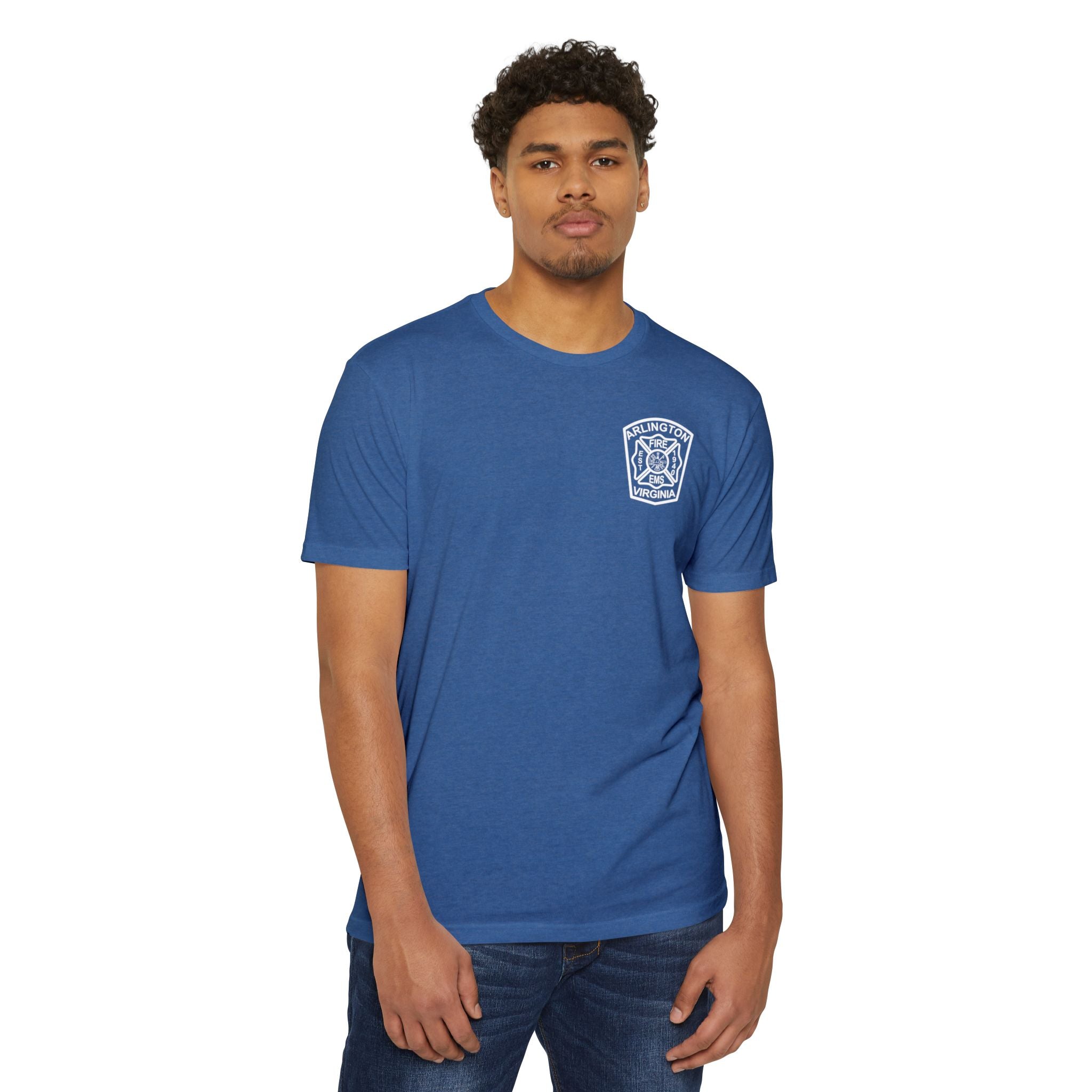 ACFD Firefighter - 60% cotton / 40% polyester Unisex CVC Jersey T-shirt