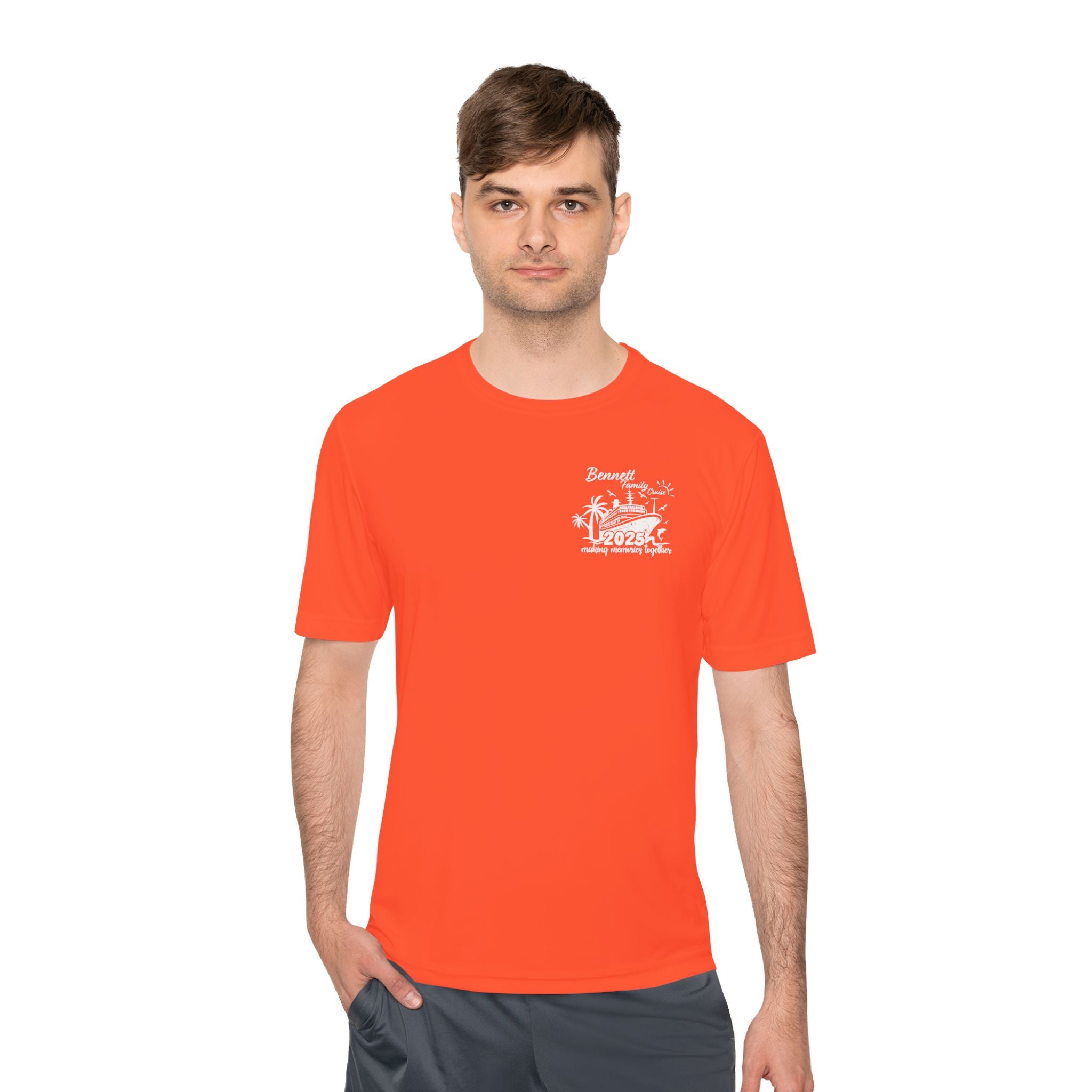 Bennet Family Cruise White Text- Unisex Moisture Wicking Tee