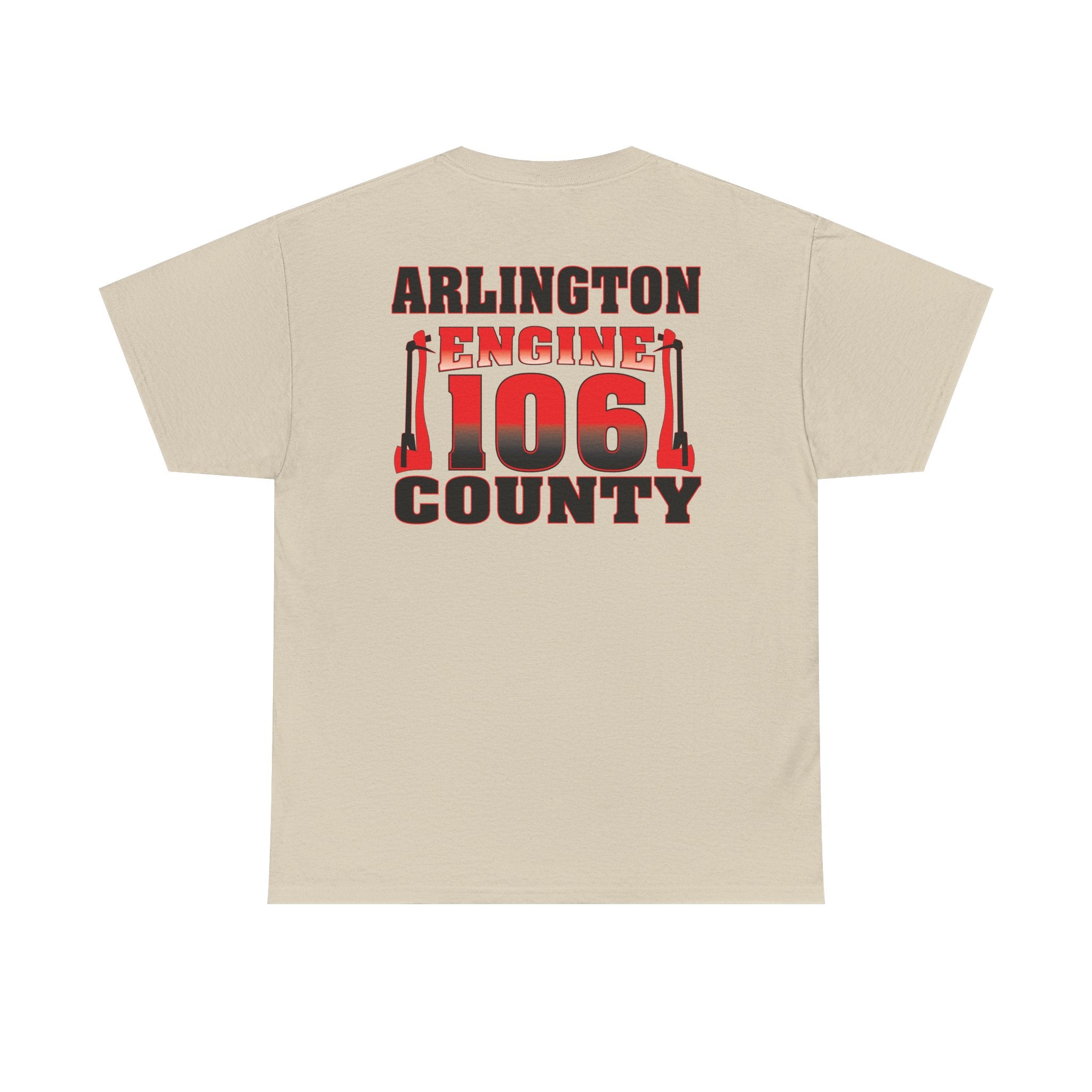 Station 6 Engine Arlington - Heavy Cotton Unisex Tee