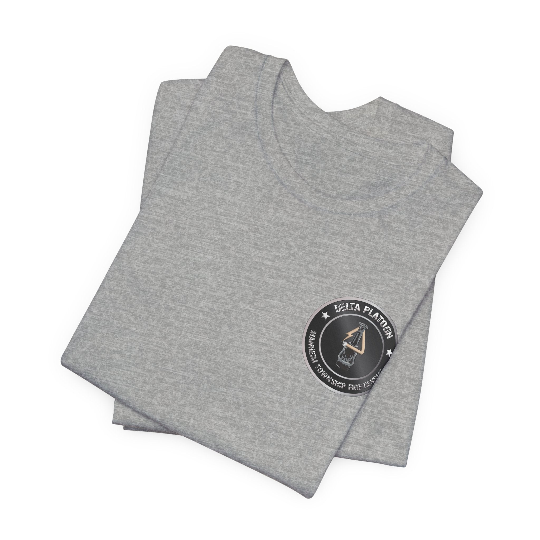 Manheim Township Local Delta Platoon Local white - Bella+Canvas Soft Unisex Tee