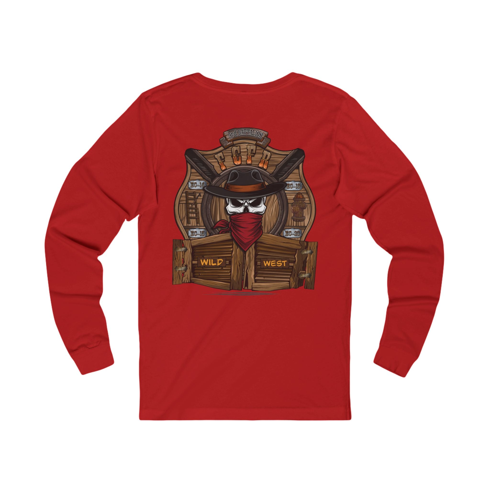 Frederick County Wild West Station Unisex Jersey Long Sleeve Tee