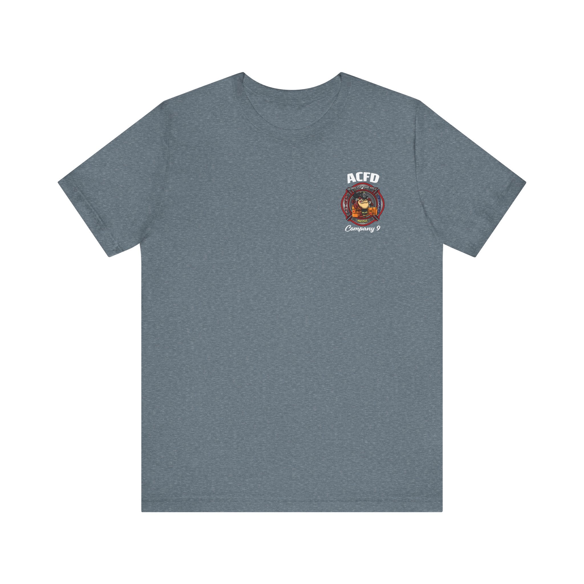 Station 9 Firefighter Engine - Bella+Canvas Soft Unisex Tee