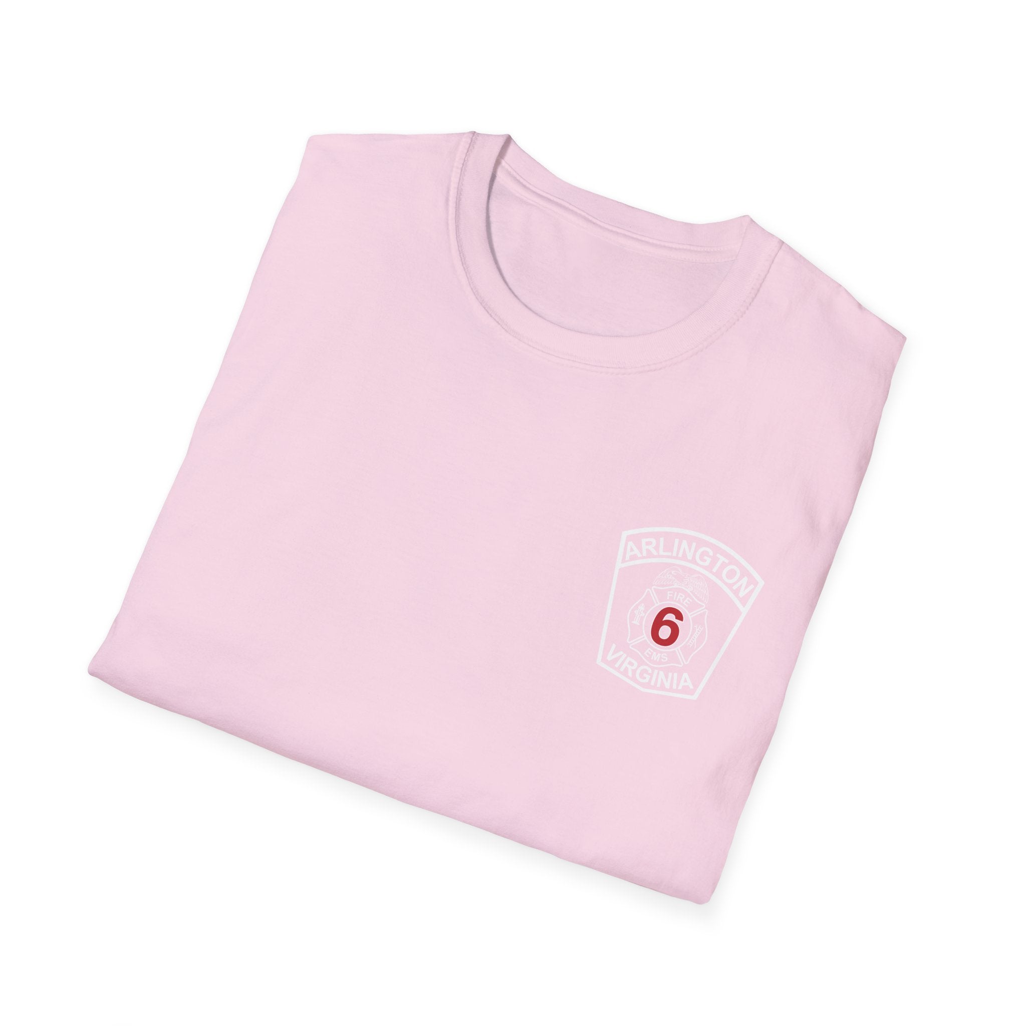 Engine 6 Falls Church - Gildan Soft Cotton Softstyle T-Shirt