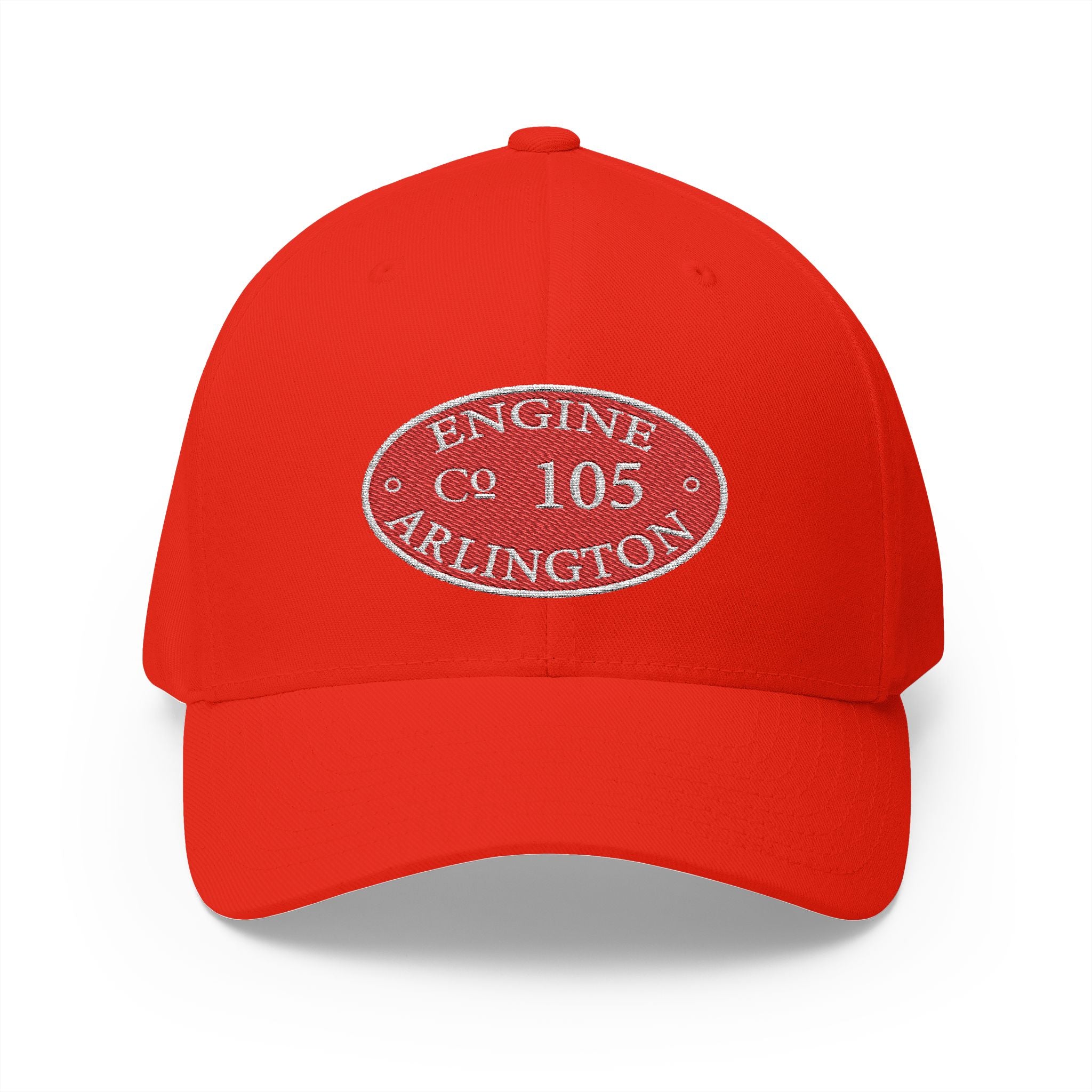 Arlington Engine 5 Circle Patch - FLEXFIT Closed-Back Structured Cap (Embroidery)