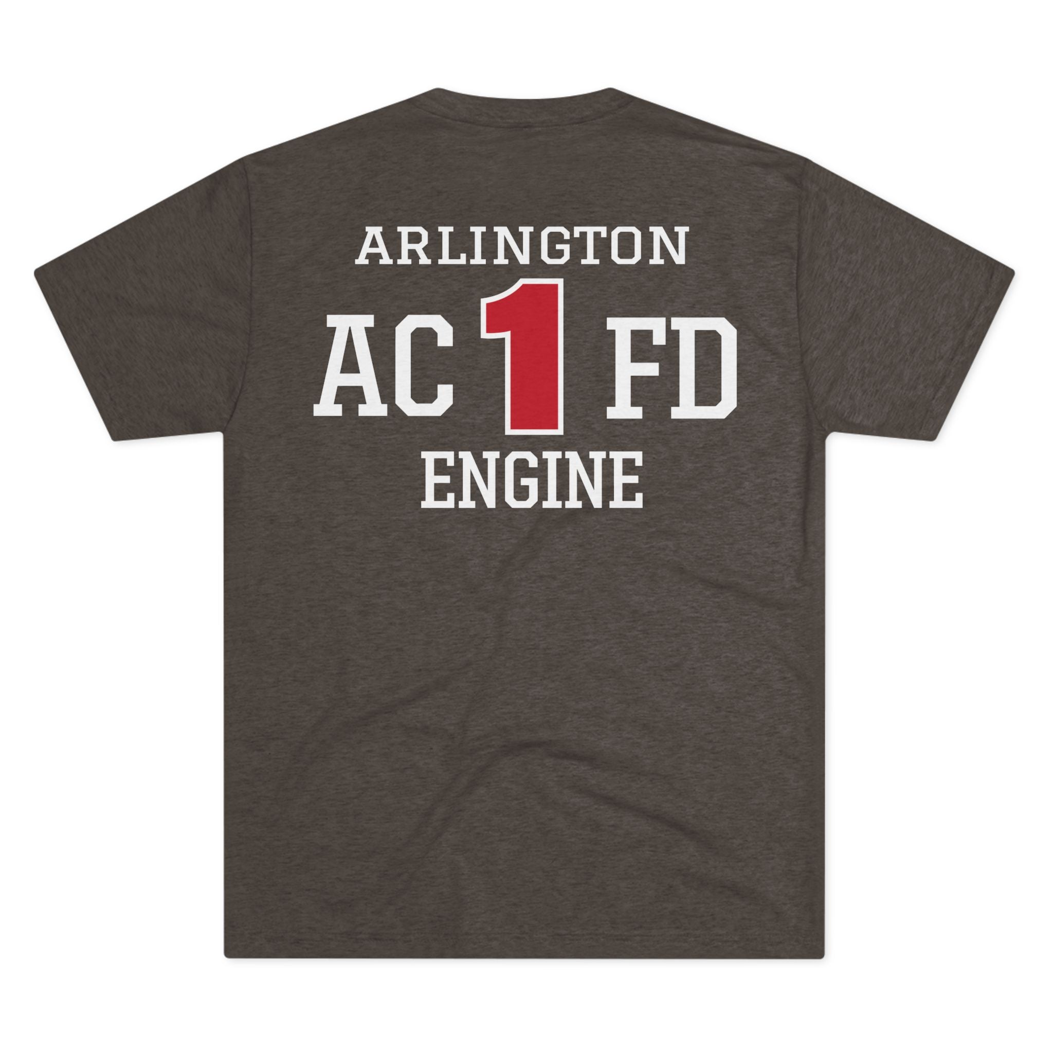 Arlington Engine 1 - NextLevel Tri-Blend Crew Tee