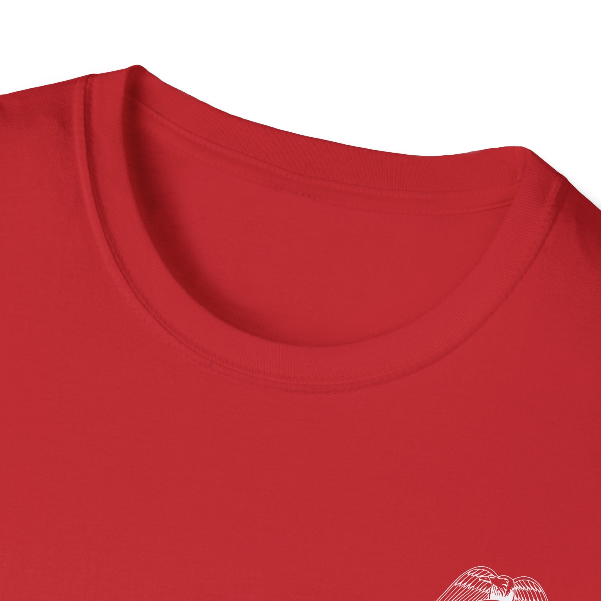 KCKCC Badge White outline - Gildan 64000 Unisex Softstyle T-Shirt