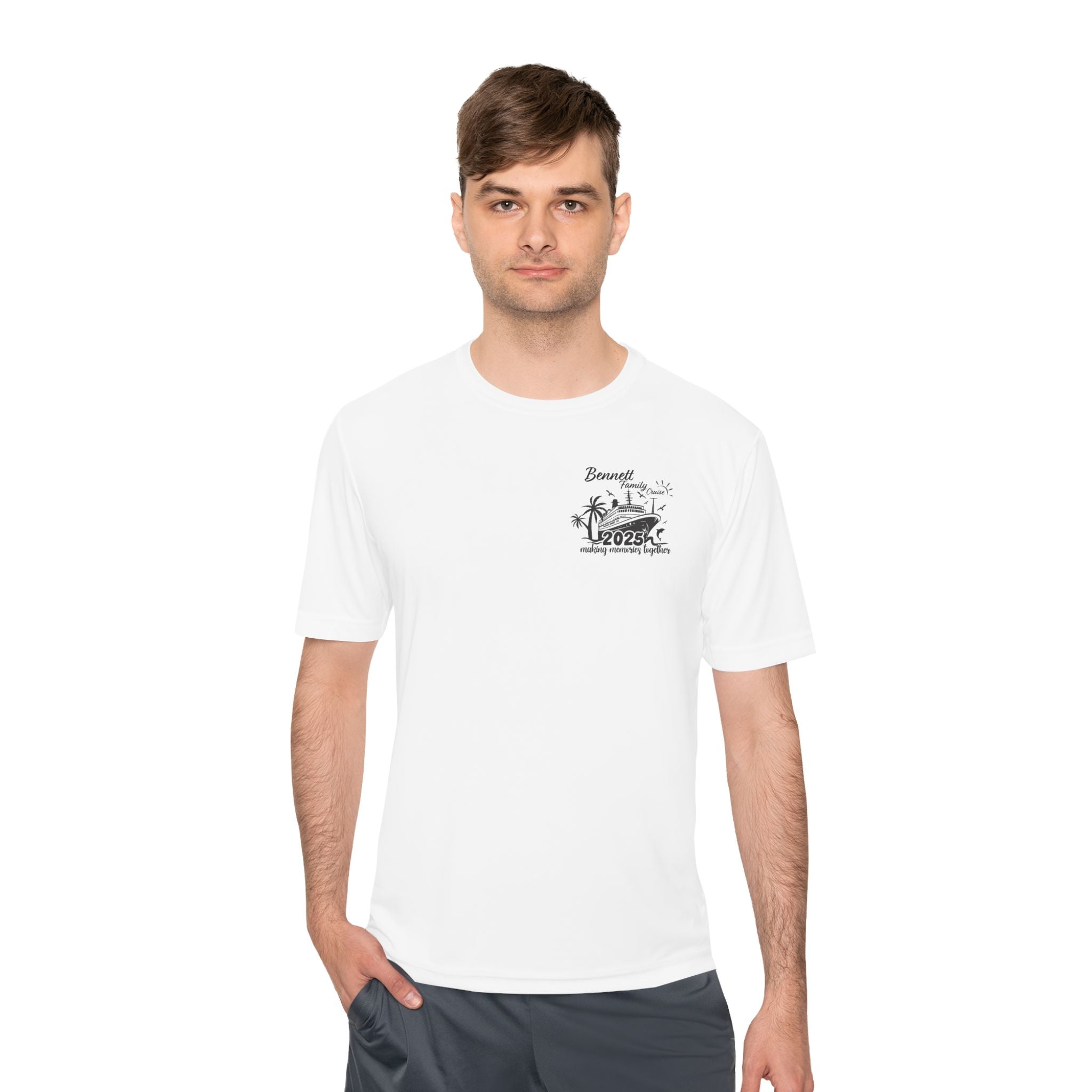 Bennet Family Cruise Black Text - Unisex Moisture Wicking Tee