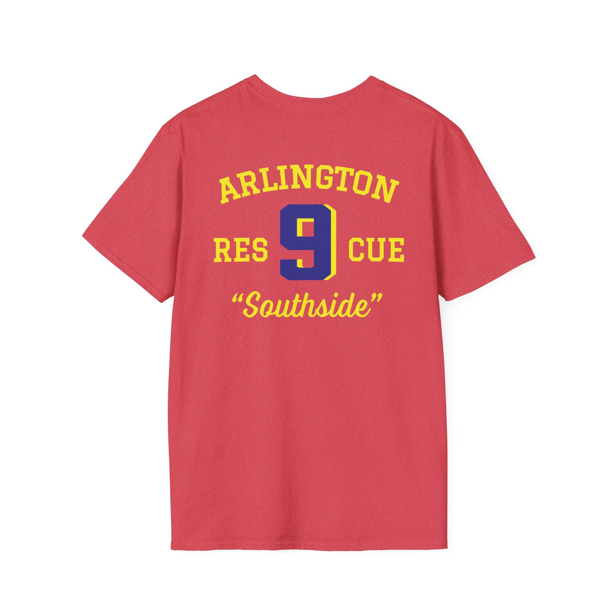 Station 9 Taz Front / Officer Rescue 9 back - Gildan Soft Cotton Softstyle T-Shirt