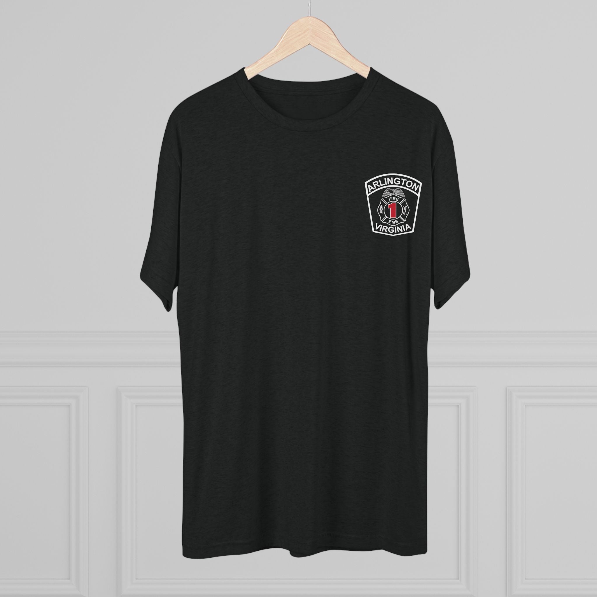 Arlington Engine 1 - NextLevel Tri-Blend Crew Tee