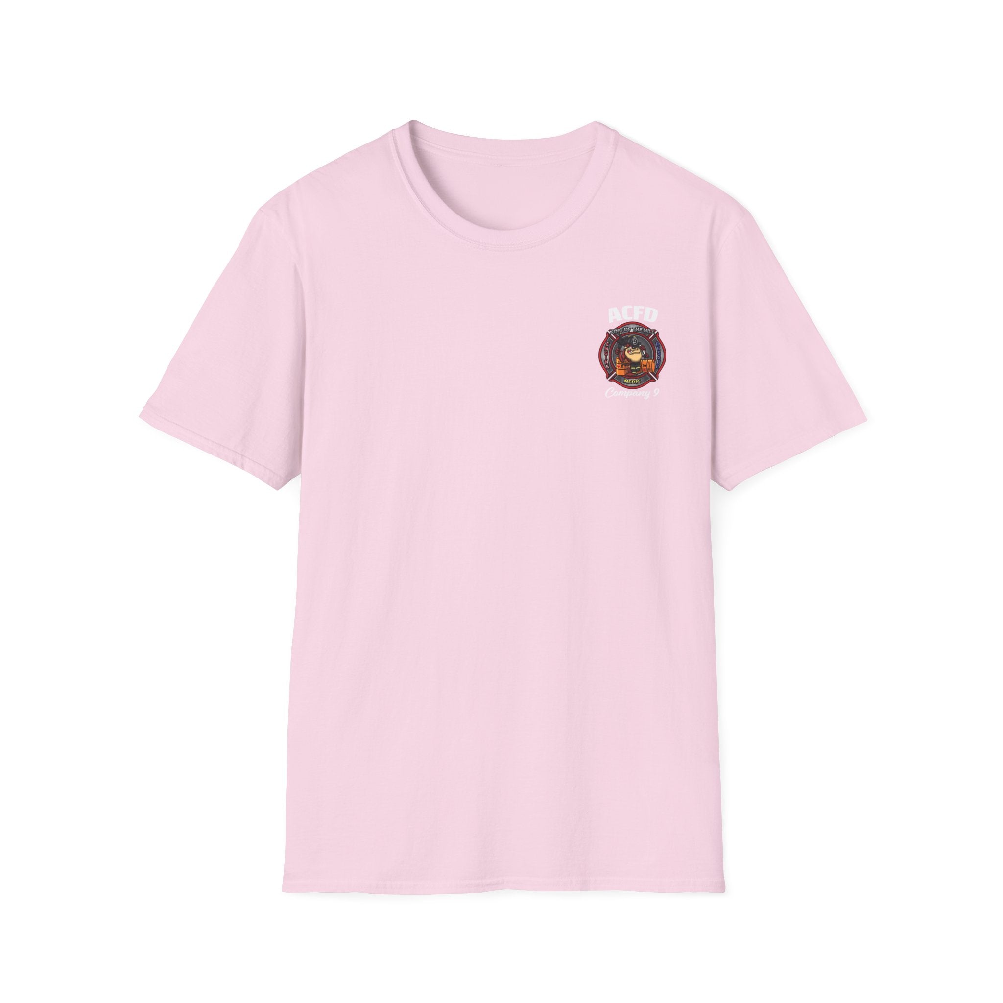 Station 9 Taz Front / FF Engine 9 back - Gildan Soft Cotton Softstyle T-Shirt