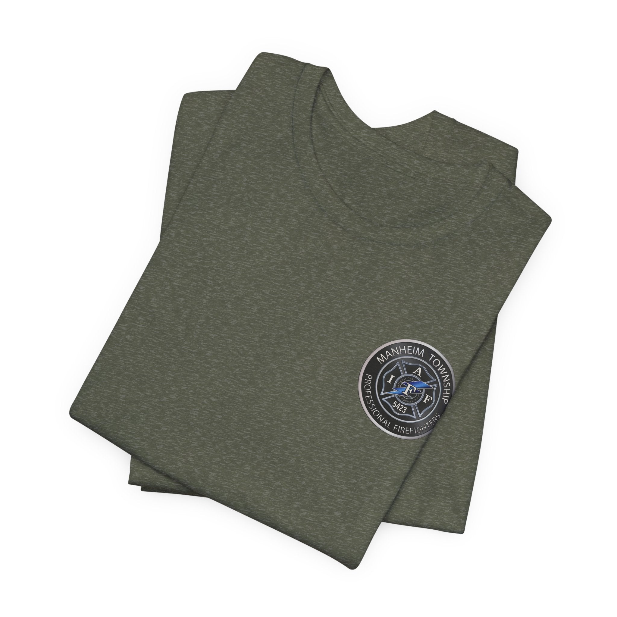 Manheim Township Local 5423 white - Bella+Canvas Soft Unisex Tee