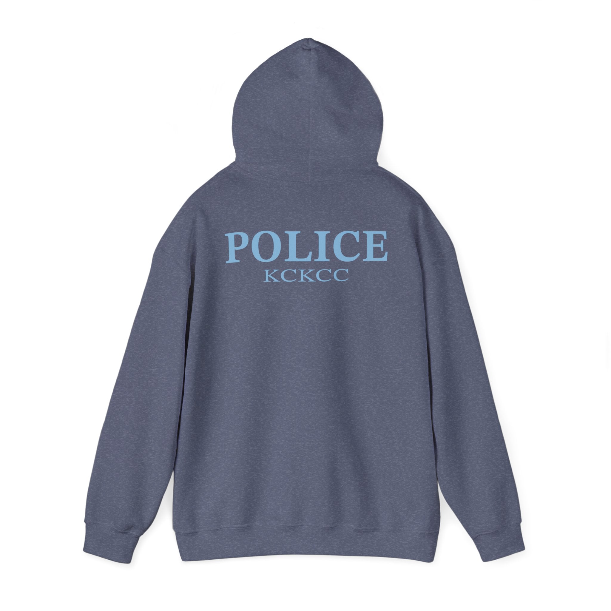 Kansas City College Police Blue Patch - Unisex Heavy Blend™ Hooded Sweatshirt