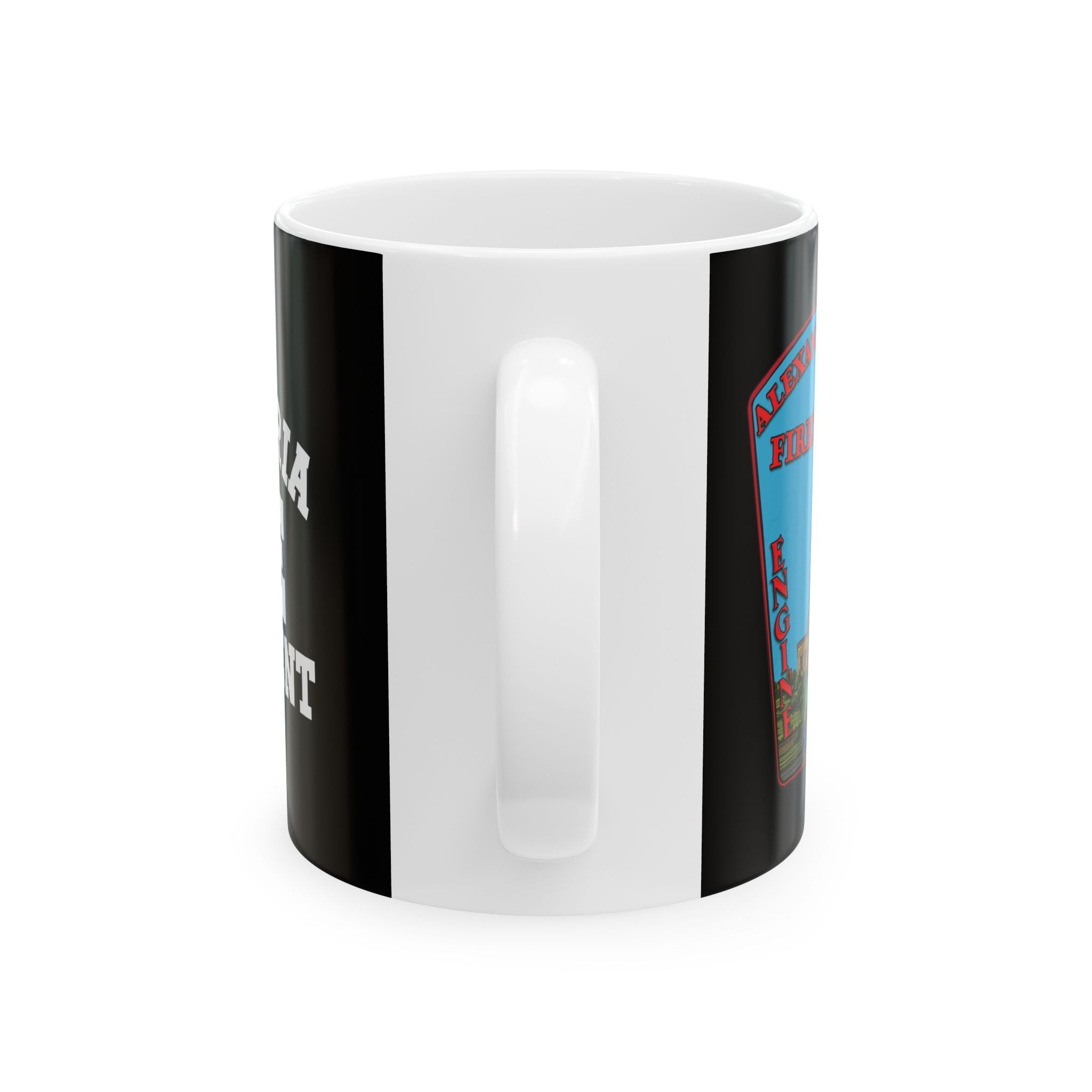 Alexandria Fire Station 5  - Black Mug, (11oz, 15oz)