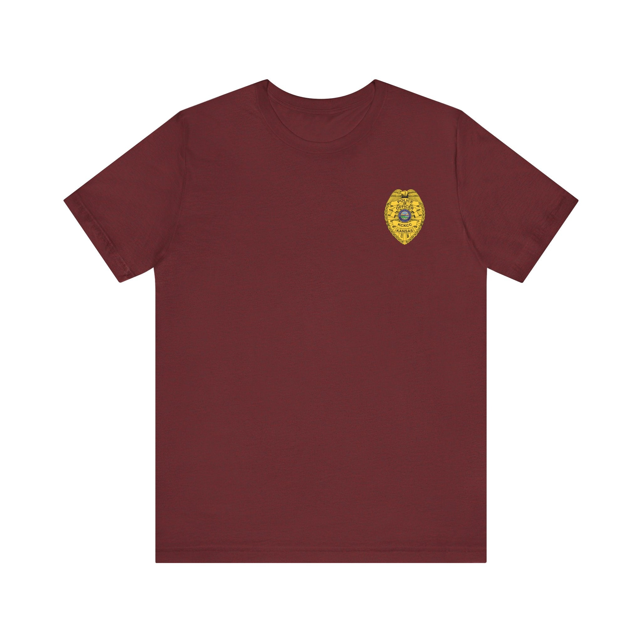 KCKCC Police Officer Shirt - Unisex Jersey Short Sleeve Tee