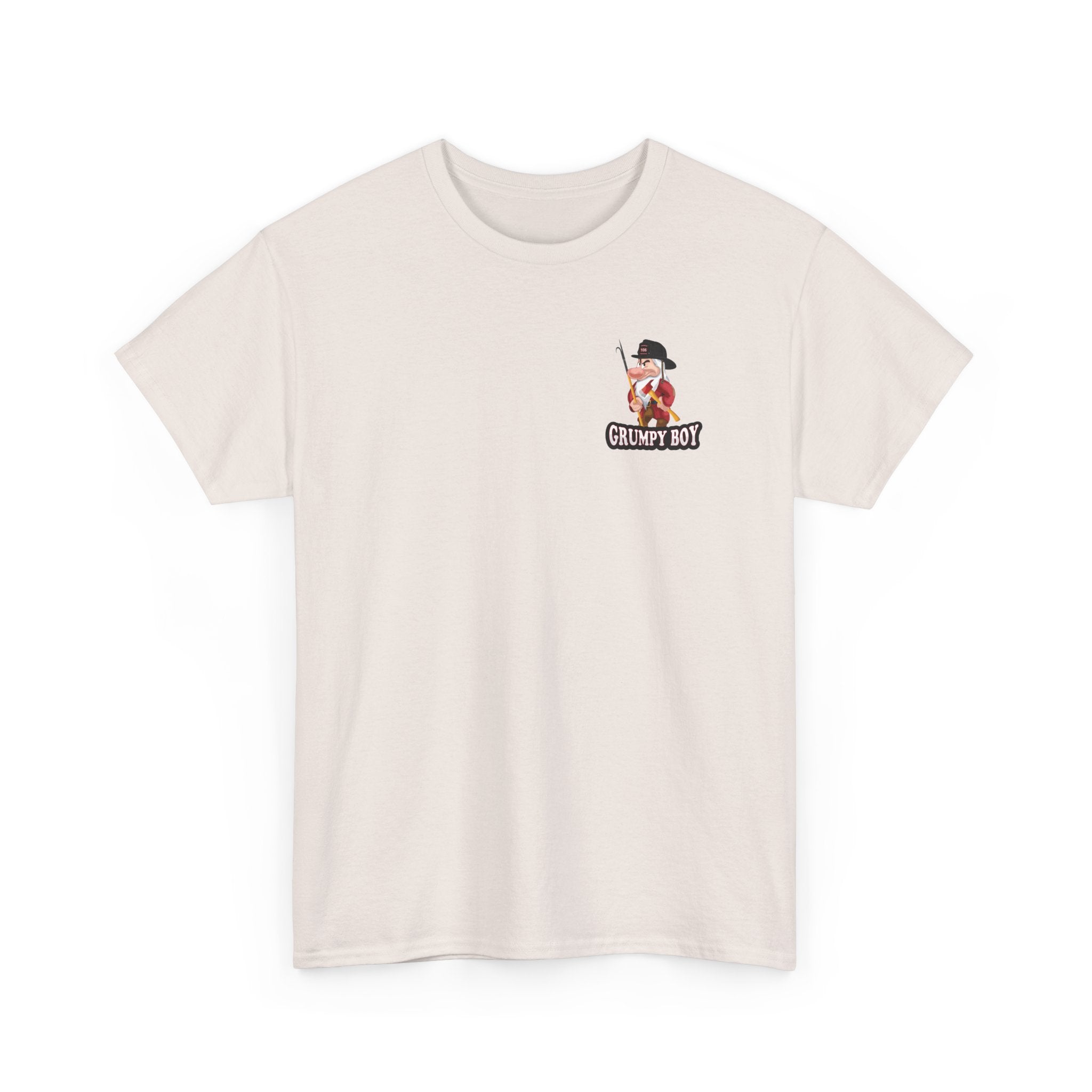 Grumpy Boy Firefighter - Heavy Cotton Unisex Tee