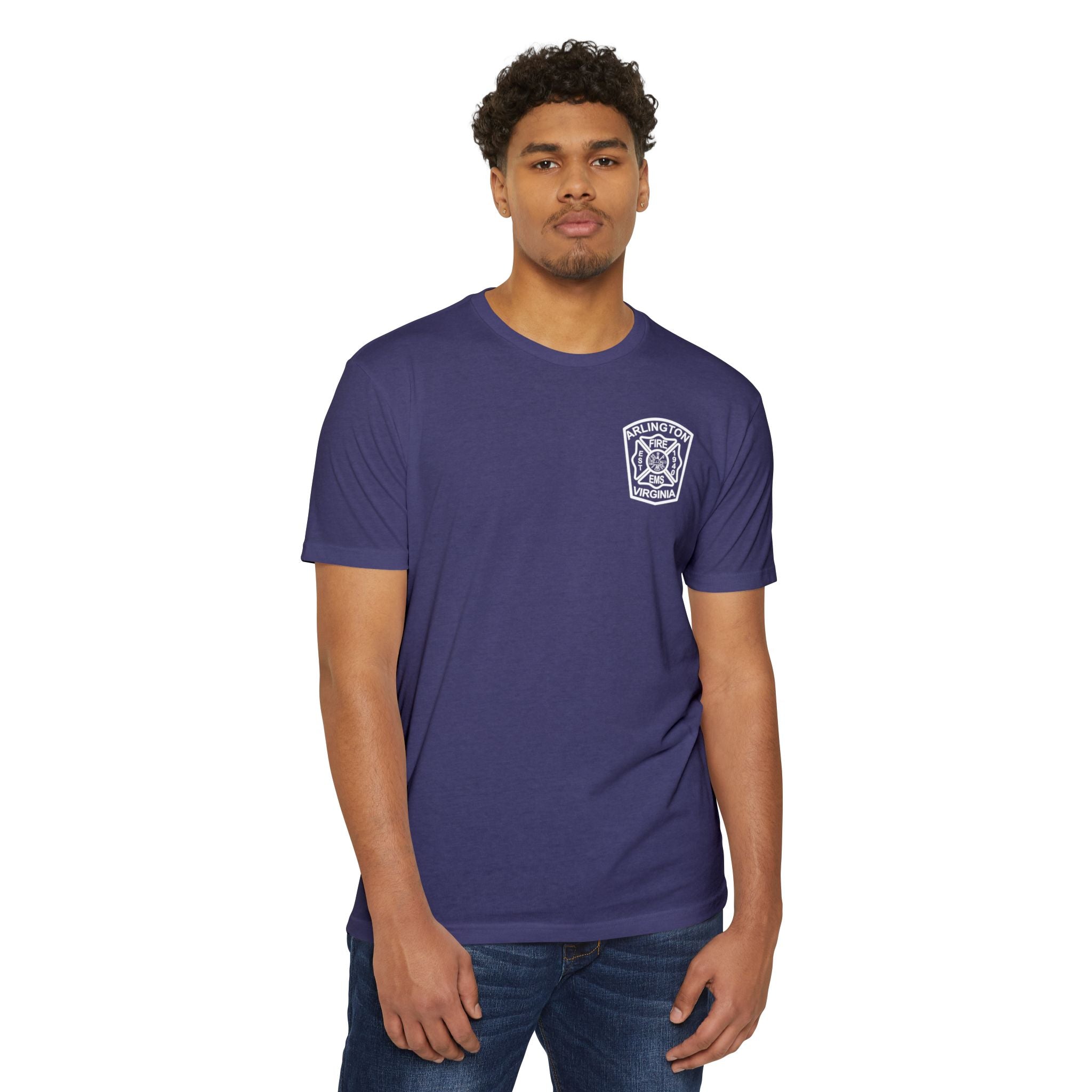 ACFD Firefighter - 60% cotton / 40% polyester Unisex CVC Jersey T-shirt