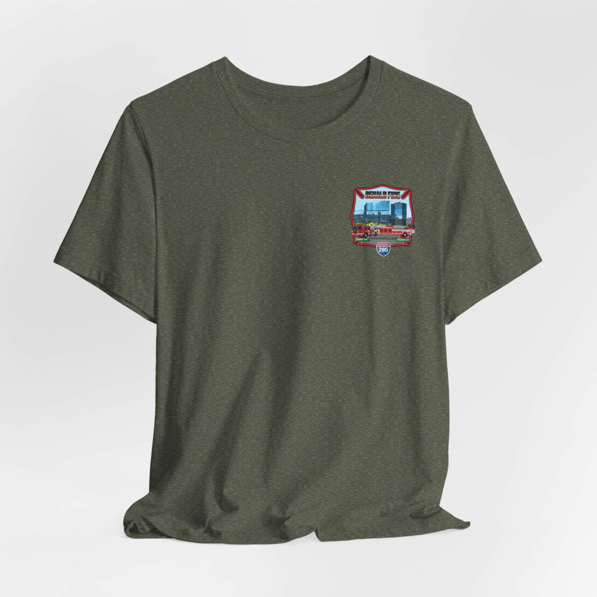 Dekalb County Fire Tiller 18 - Bella+Canvas Soft Unisex Tee