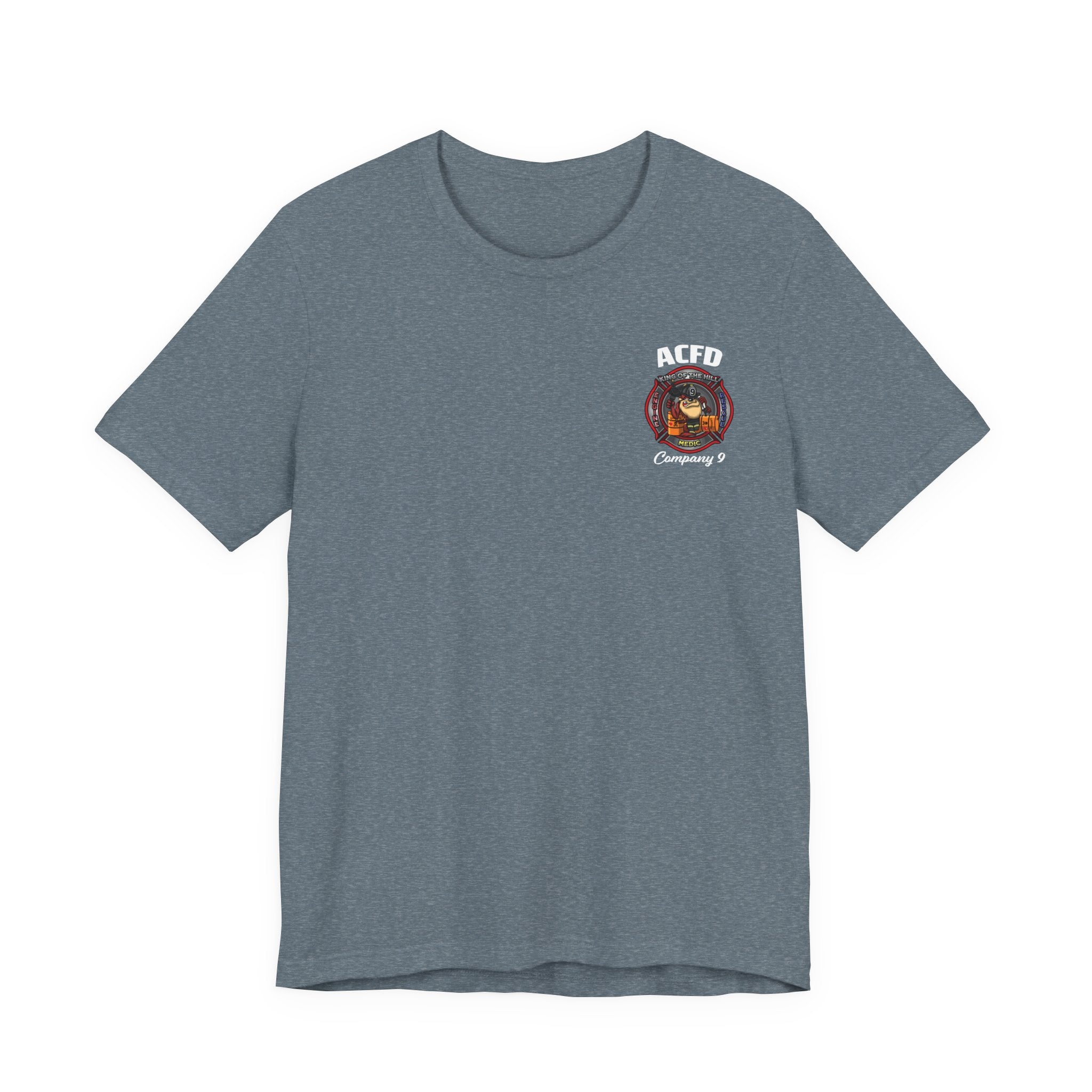 Station 9 Firefighter Engine - Bella+Canvas Soft Unisex Tee