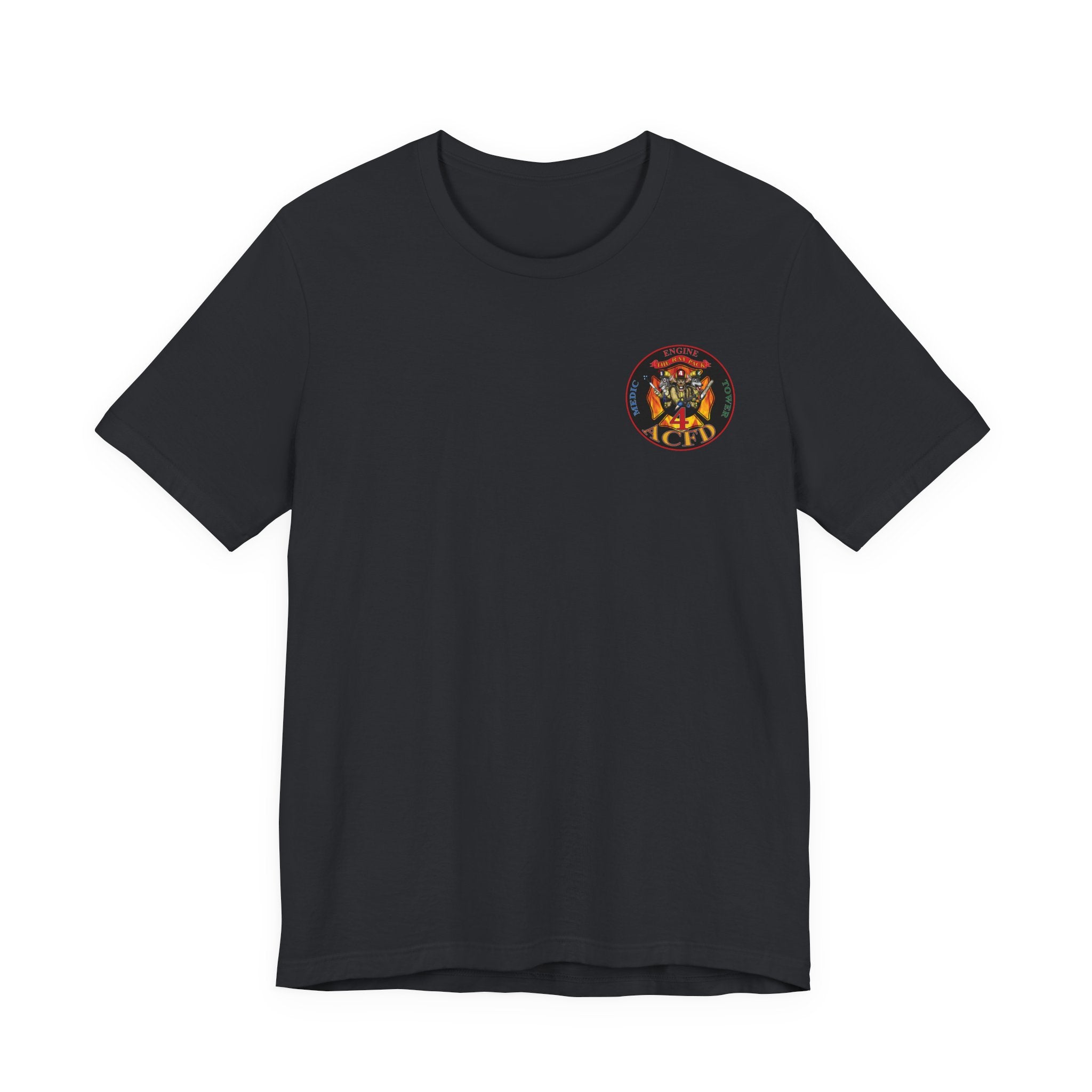 Station 4 RatPack Front AC4FD Back - Bella+Canvas Soft Unisex Tee