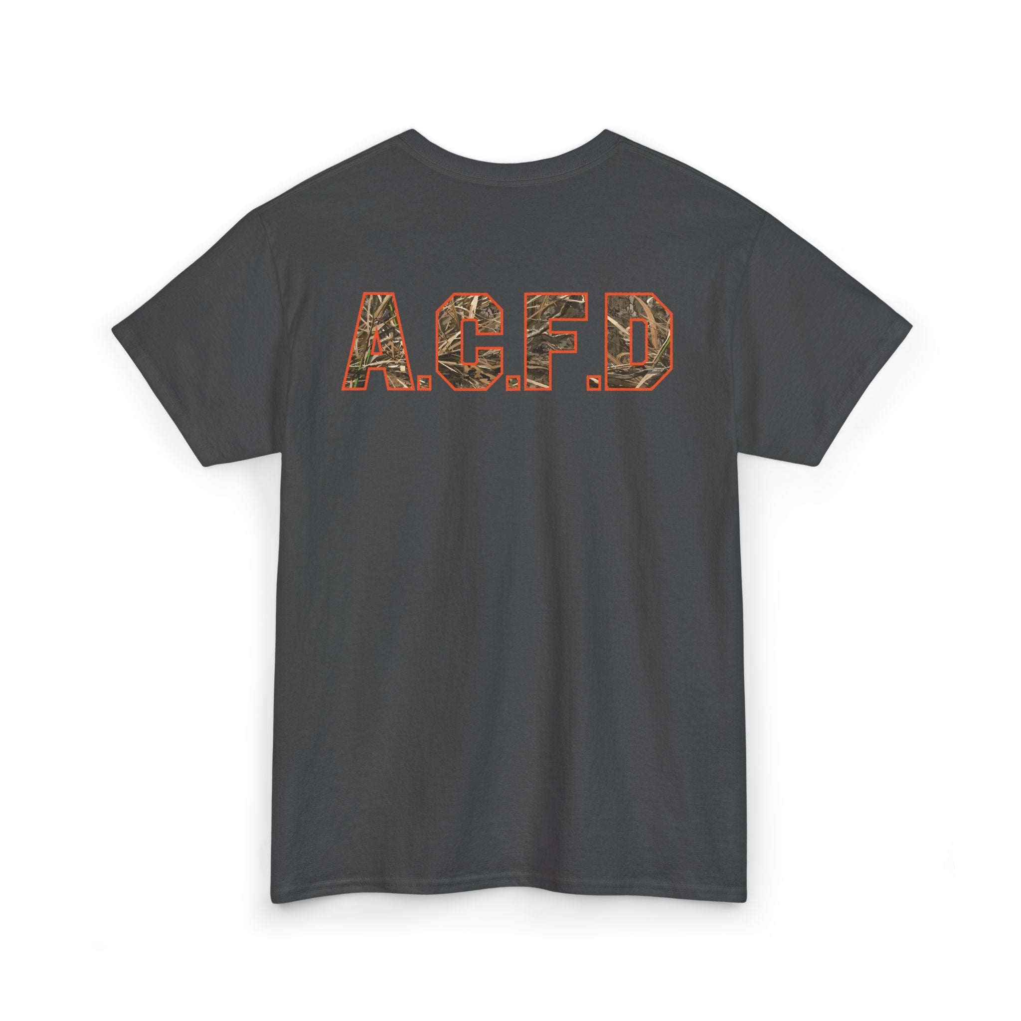 Heavy Cotton Unisex Tee - Arlington Camo Deer Hunter