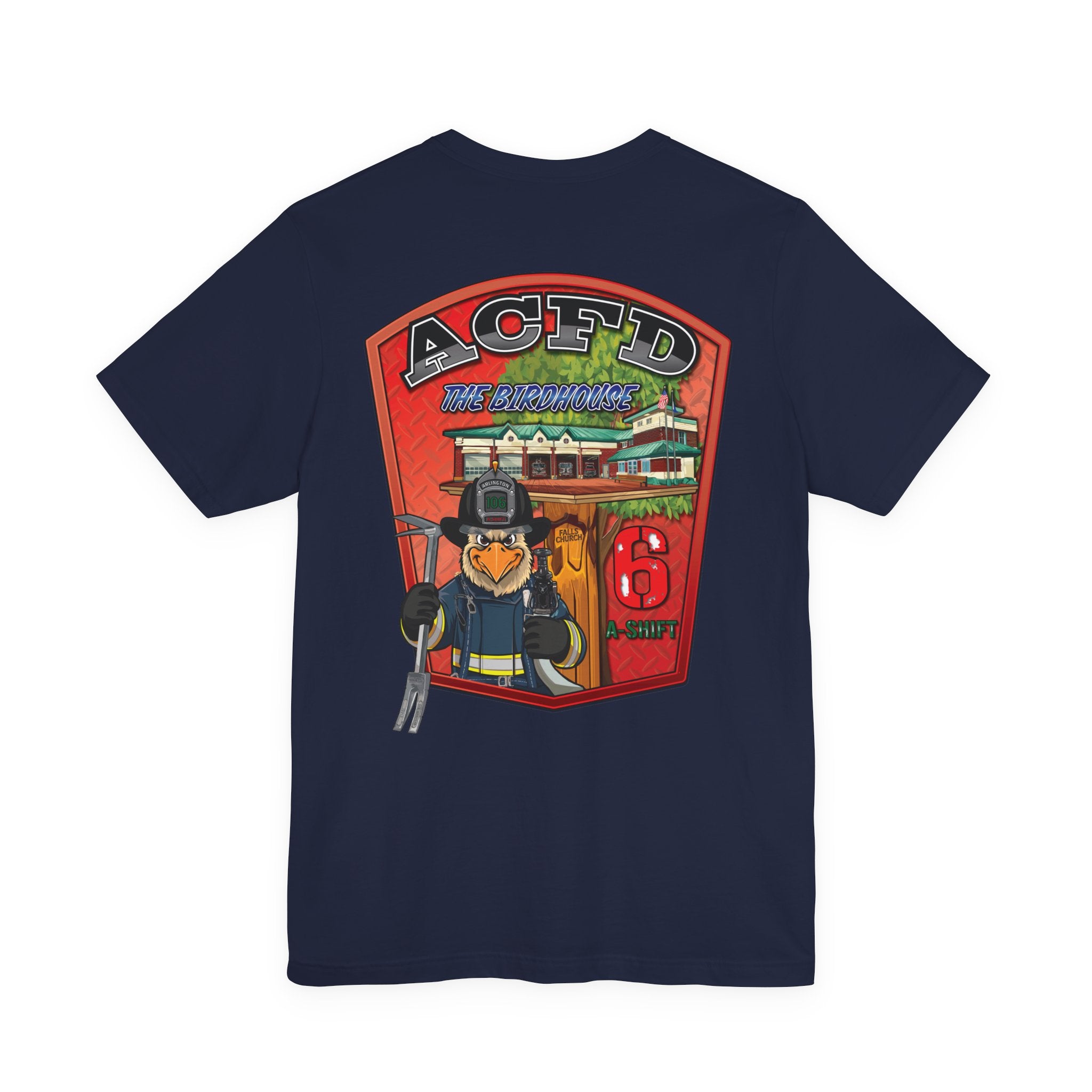Arlington Station 6 A-Shift BirdHouse - Bella+Canvas Soft Unisex Tee