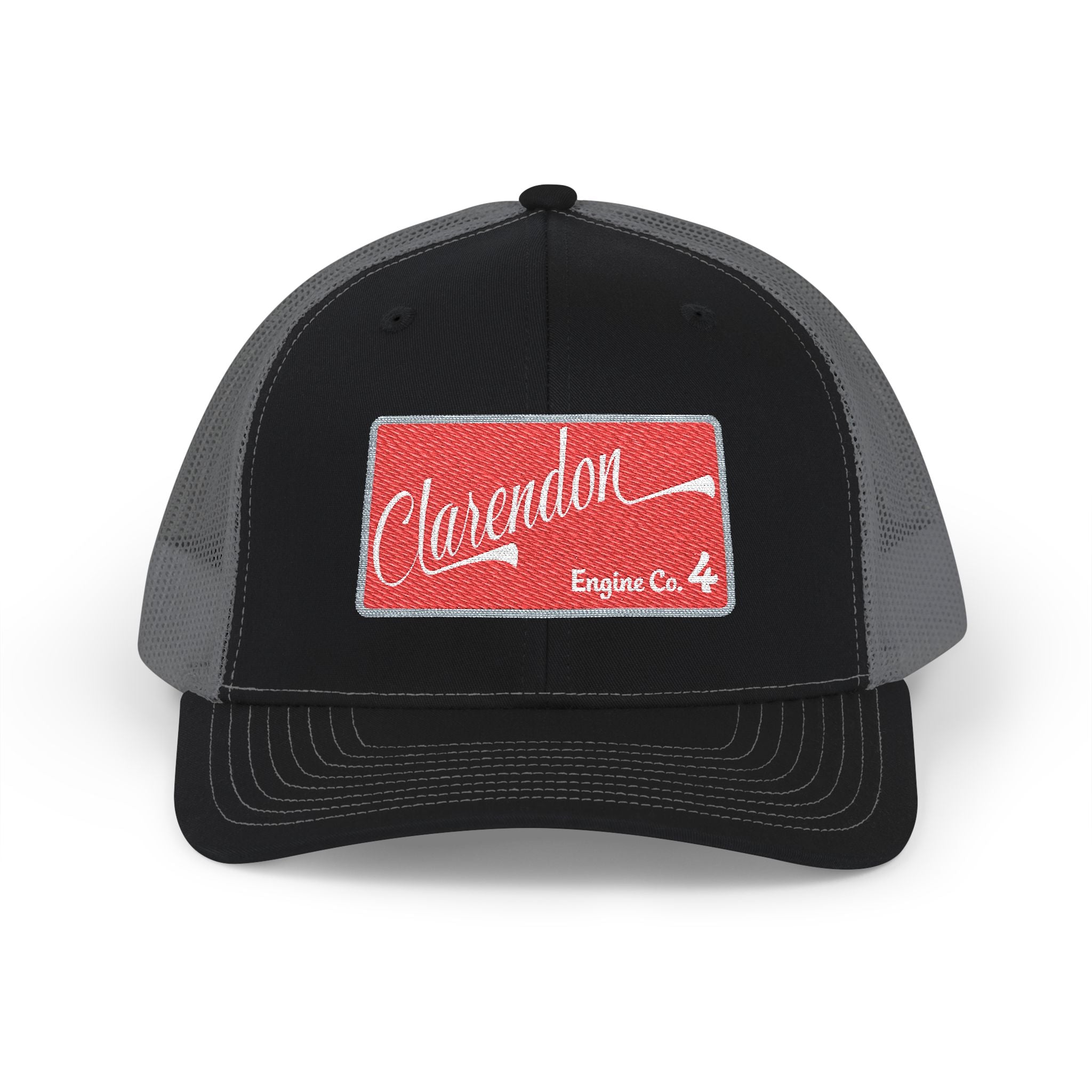 Clarendon Engine co 4 - Snapback Trucker (Richardson 112 Style Hat)