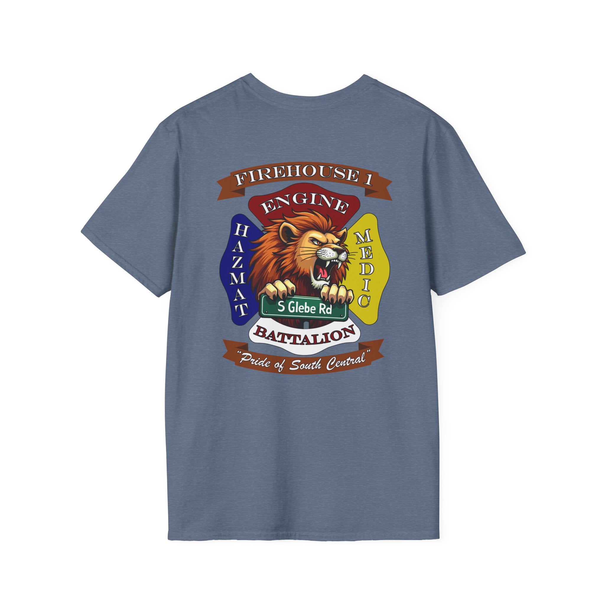 "South Central" Station 1 (version 4) - Gildan Soft Cotton Softstyle T-Shirt