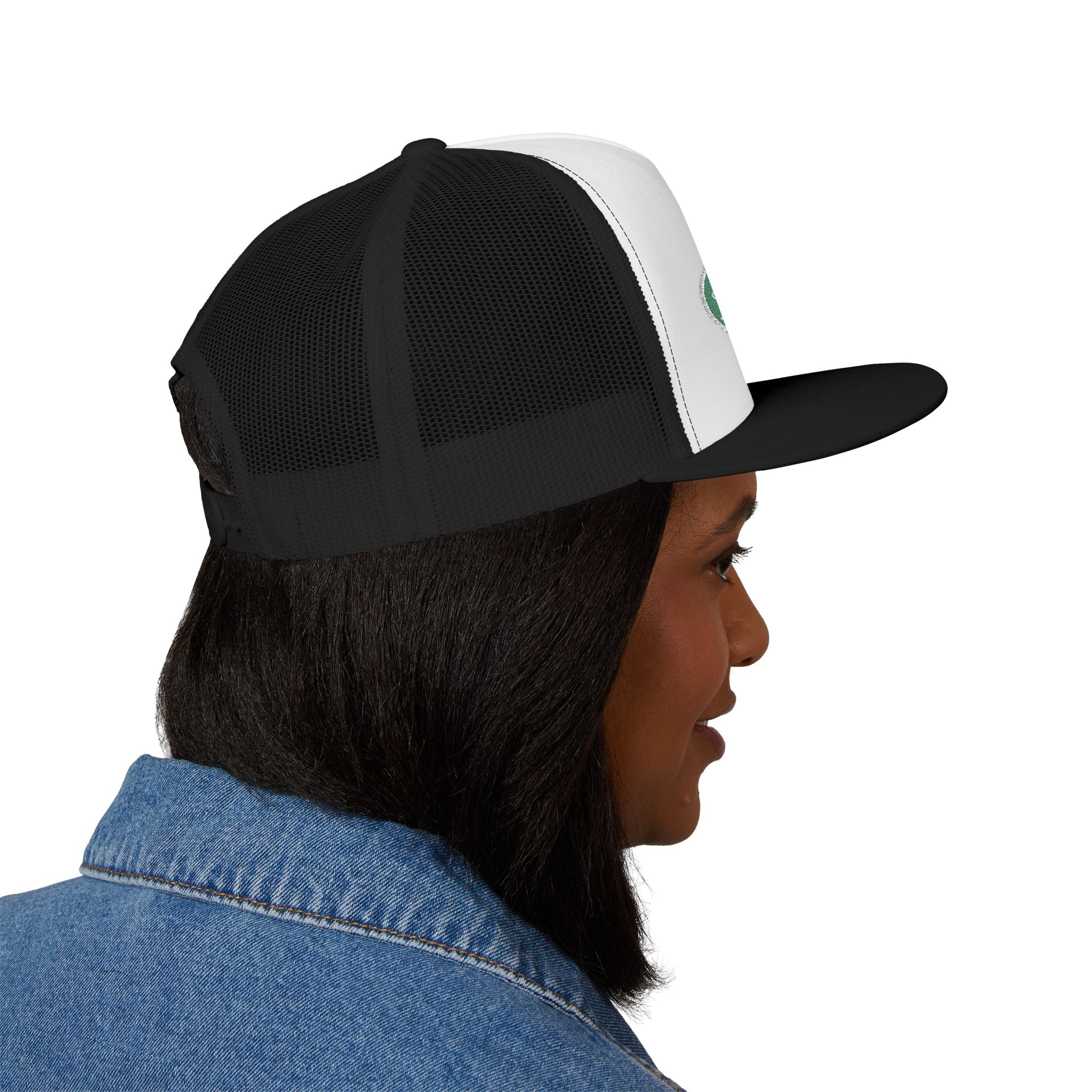 Arlington Truck 6 cirlce patch - 5 Panel Trucker Cap (Embroidery)