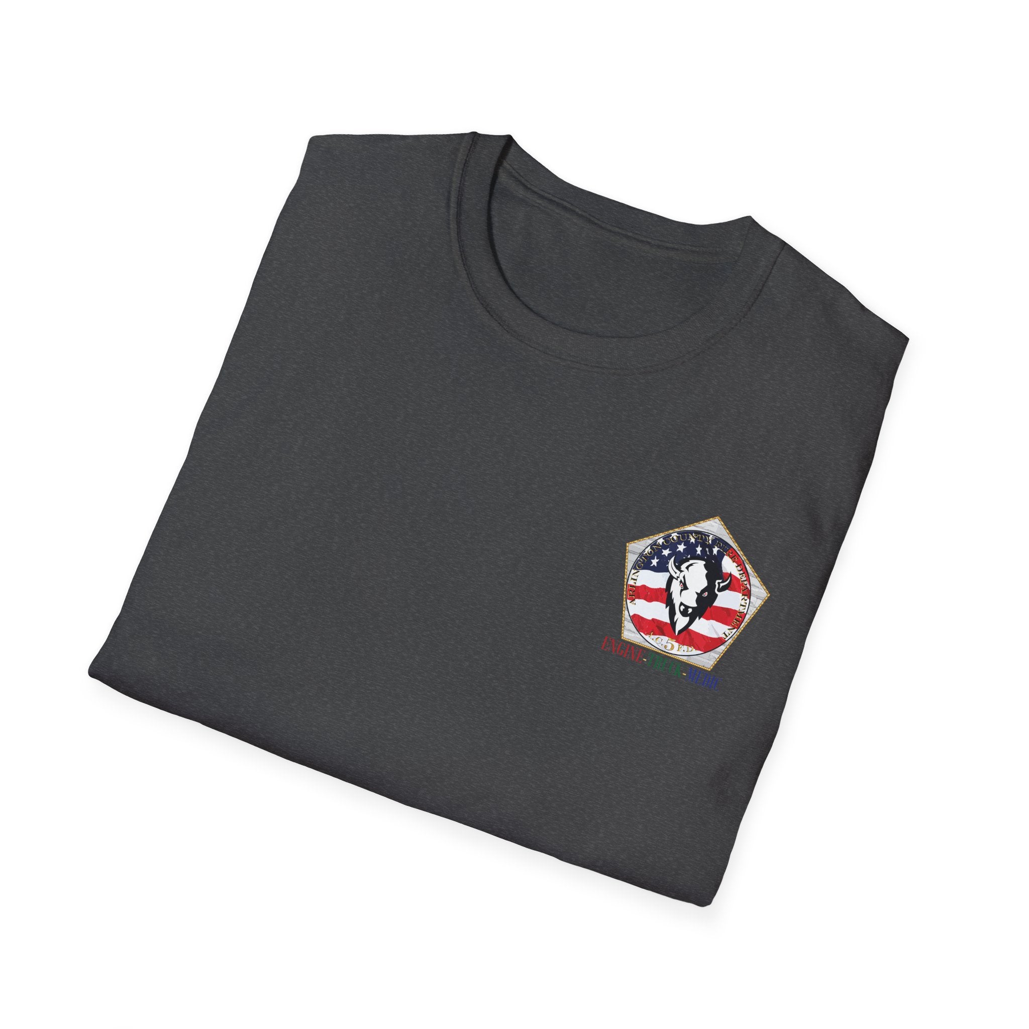 Station 5 Arlington (version 2) - Gildan Soft Cotton Softstyle T-Shirt