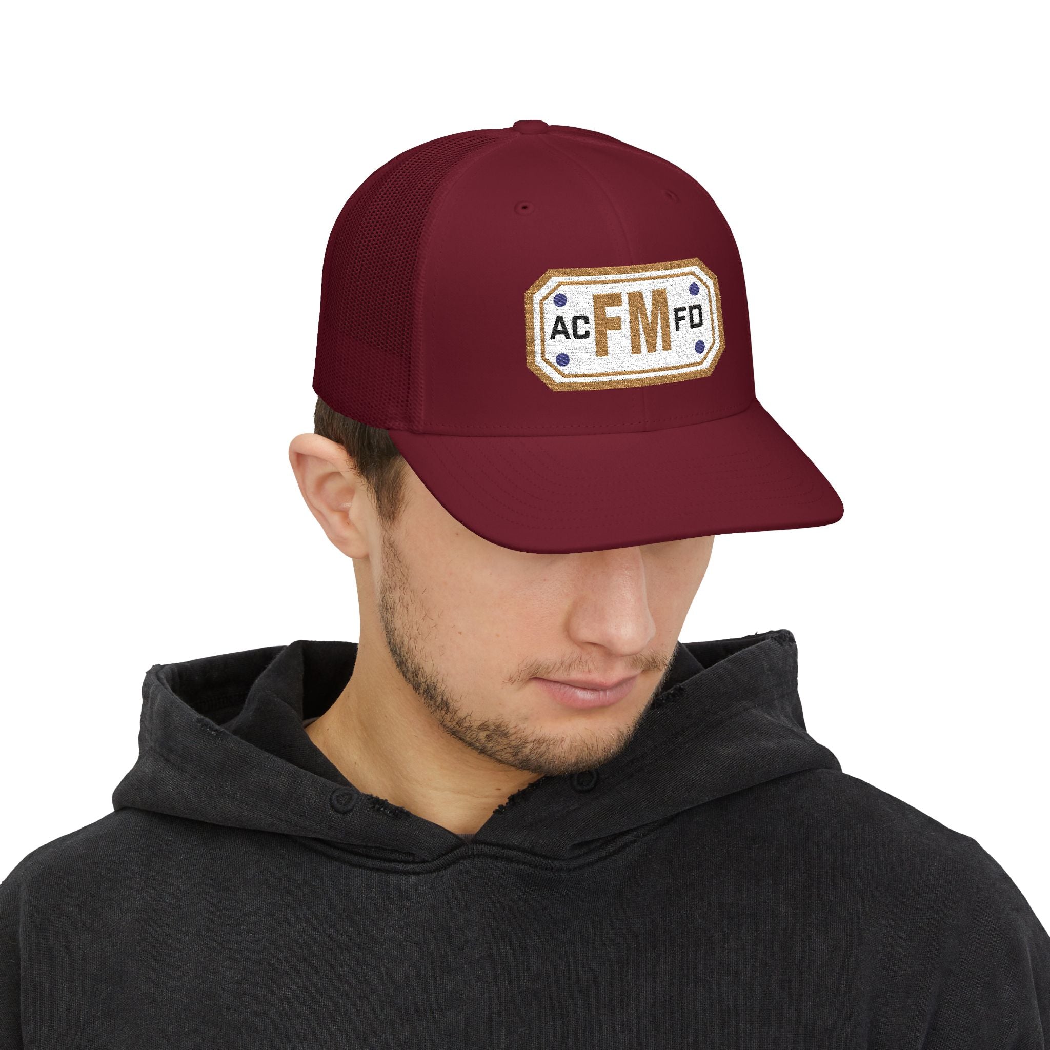 Arlington Fire Marshal Gold - Snapback Trucker (Richardson 112 Style Hat)