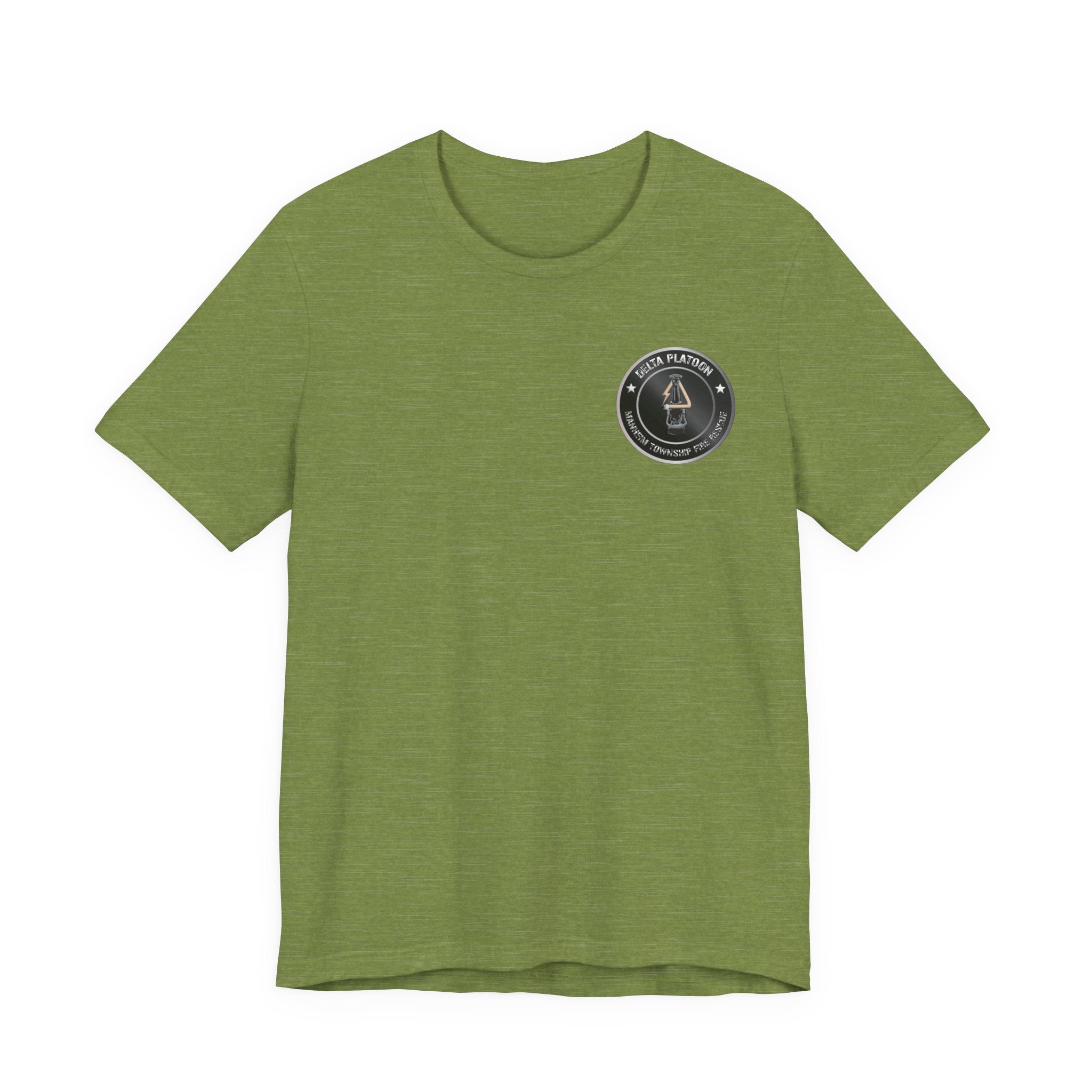 Manheim Township Local Delta Platoon Local white - Bella+Canvas Soft Unisex Tee