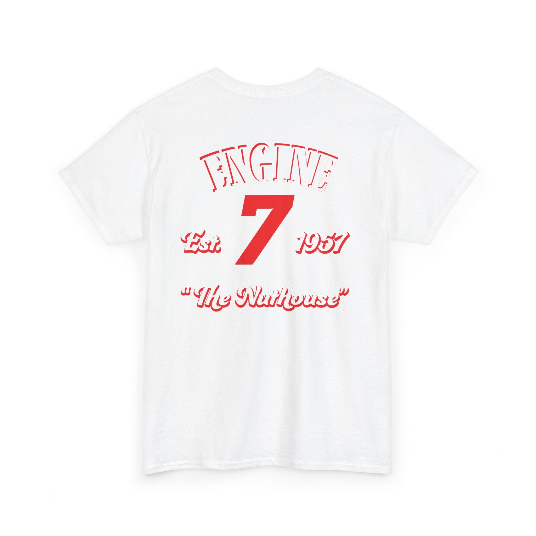 Hollywood MD Vol Fire Engine 7 - Heavy Cotton Unisex Tee