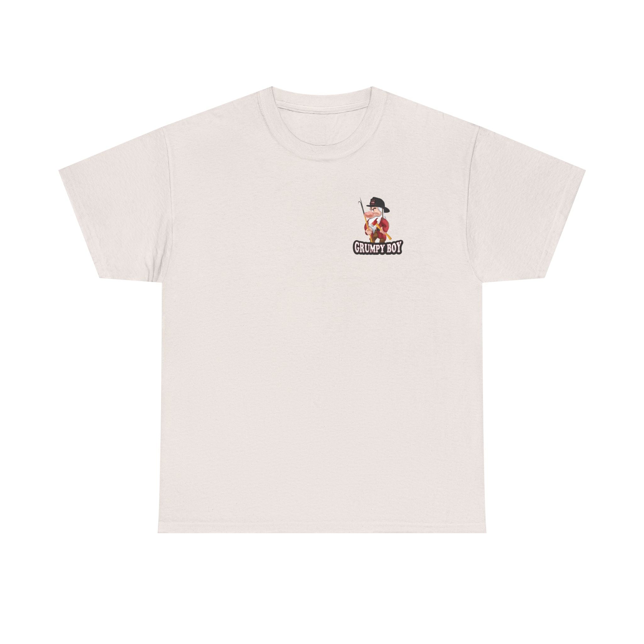 Grumpy Boy Firefighter - Heavy Cotton Unisex Tee