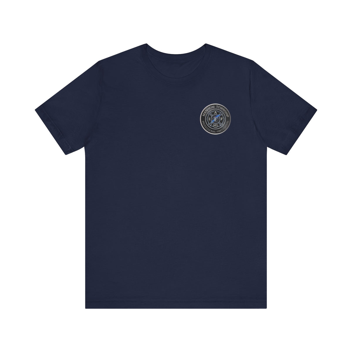 Manheim Township Local 5423 white - Bella+Canvas Soft Unisex Tee