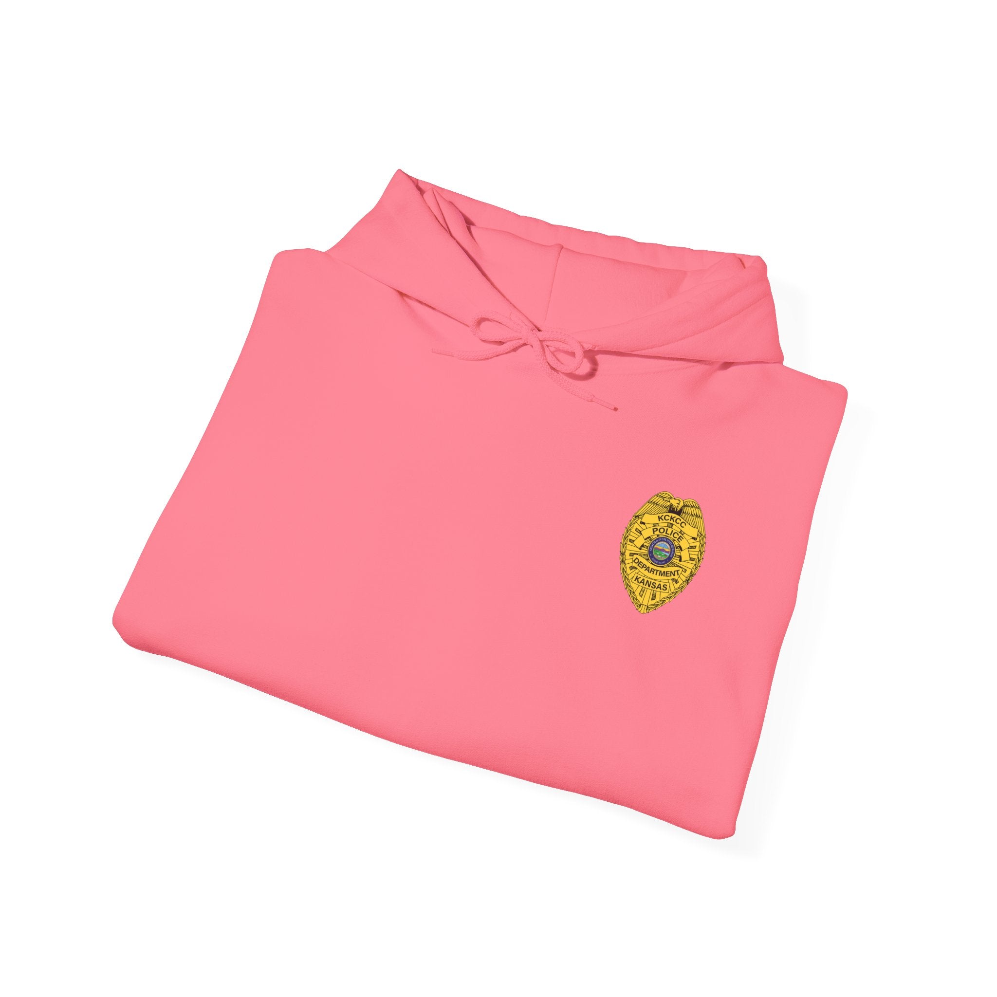 Kansas City College Police Department Badge - Unisex Heavy Blend™ Hooded Sweatshirt