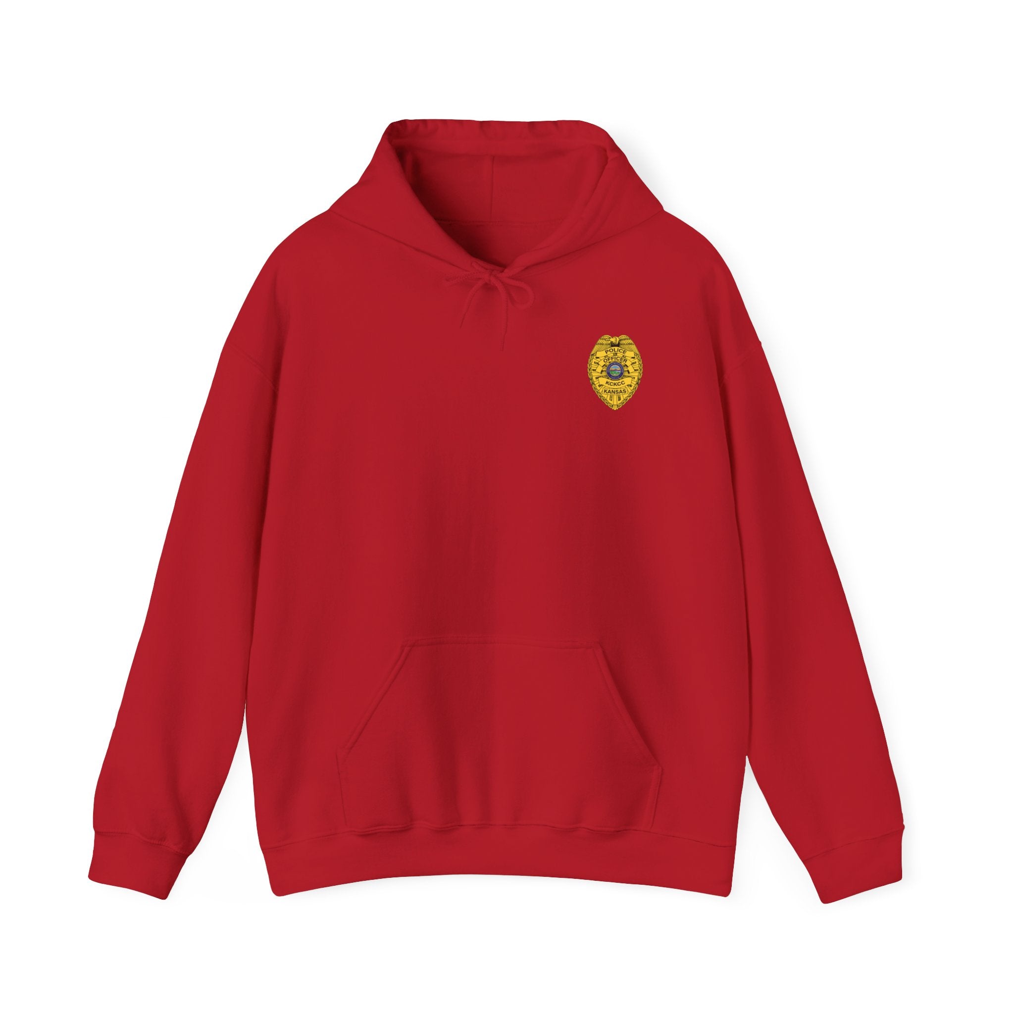 Kansas City College Police Officer Badge - Unisex Heavy Blend™ Hooded Sweatshirt