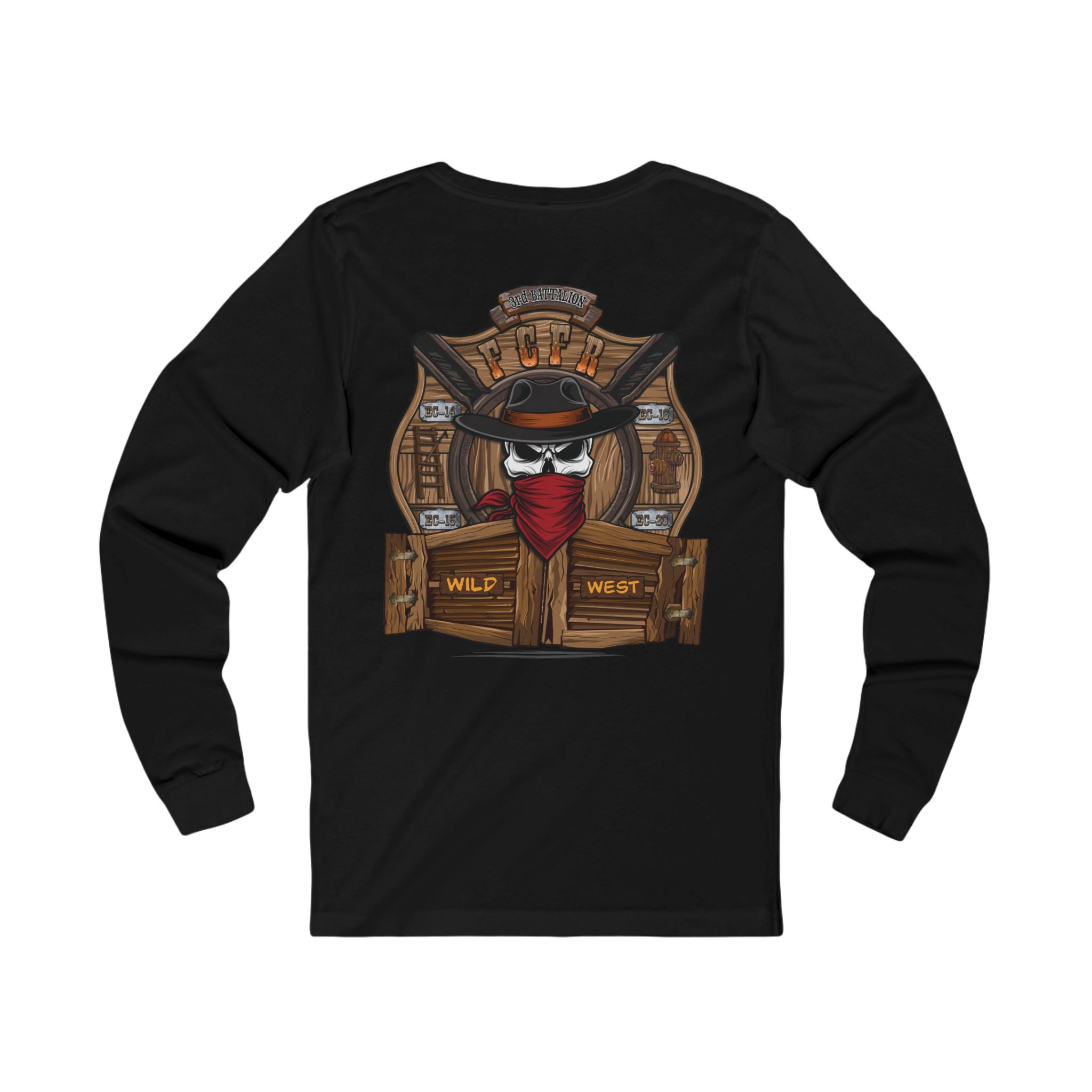 Frederick County Wild West Station Unisex Jersey Long Sleeve Tee
