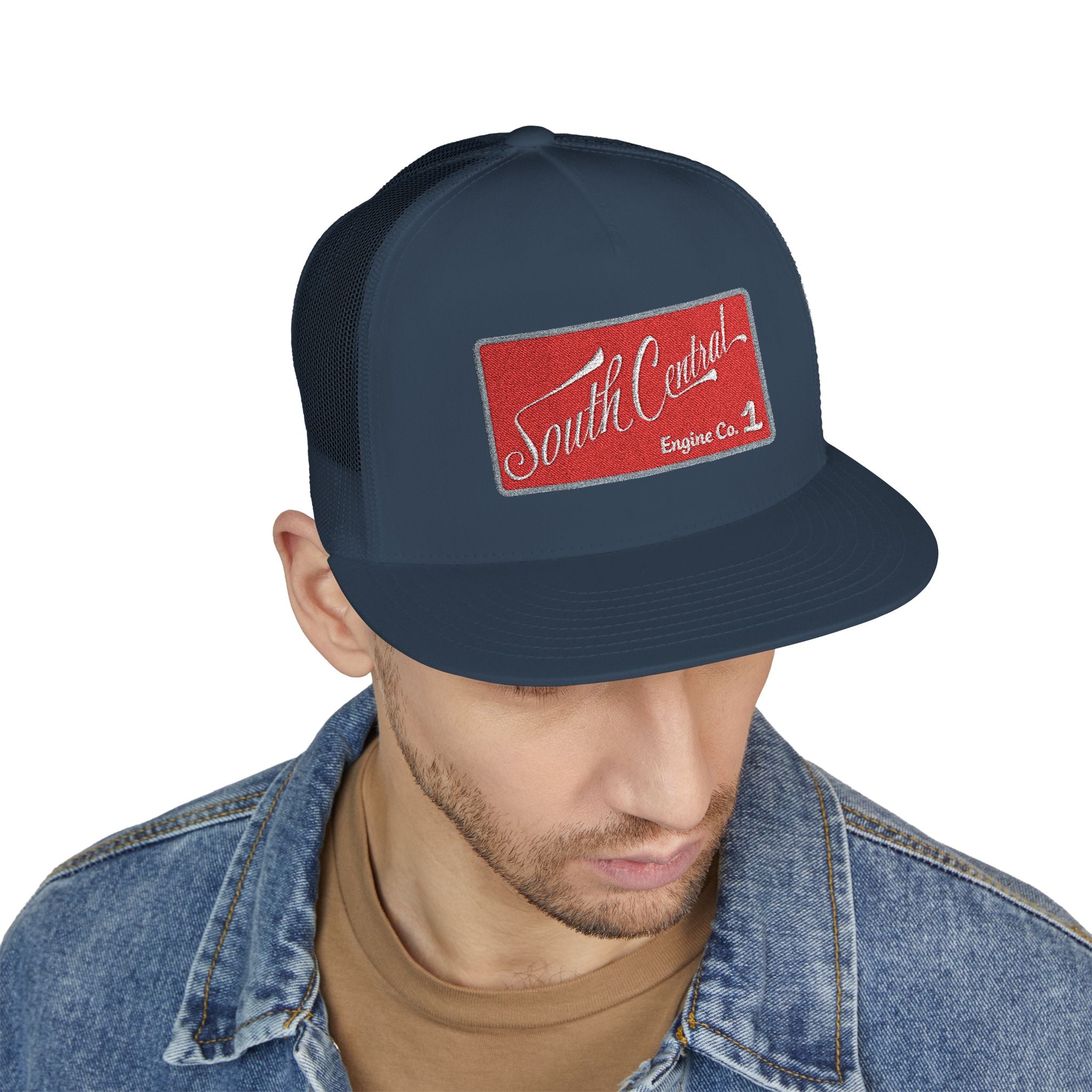 ACFD South Central Station 1 - 5 Panel Trucker Cap (Embroidery)