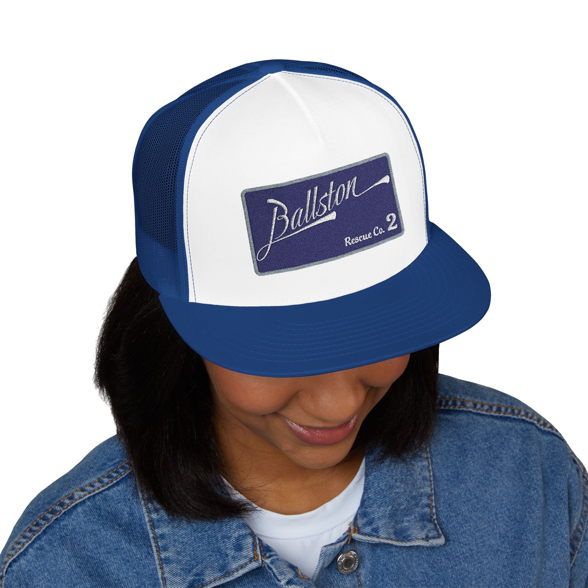 Arlington Ballston Rescue Co. 2  - 5 Panel Trucker Cap (Embroidery)