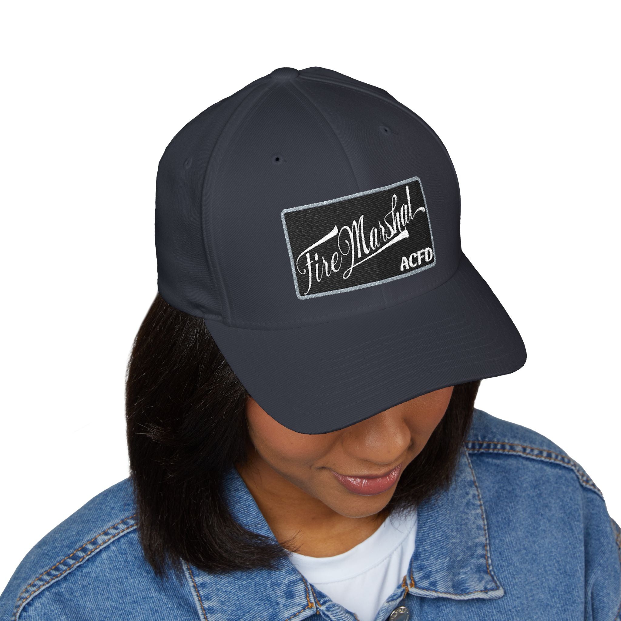 Arlington Fire Marshal Written - FLEXFIT Closed-Back Structured Cap (Embroidery)