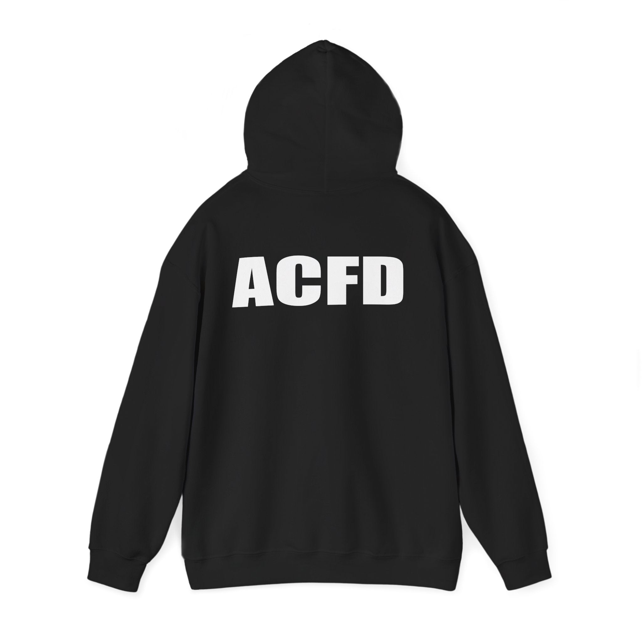 Arlington Station 3 Rhino Front/ACFD FF Back - Gildan Heavy Blend™ Hooded Sweatshirt
